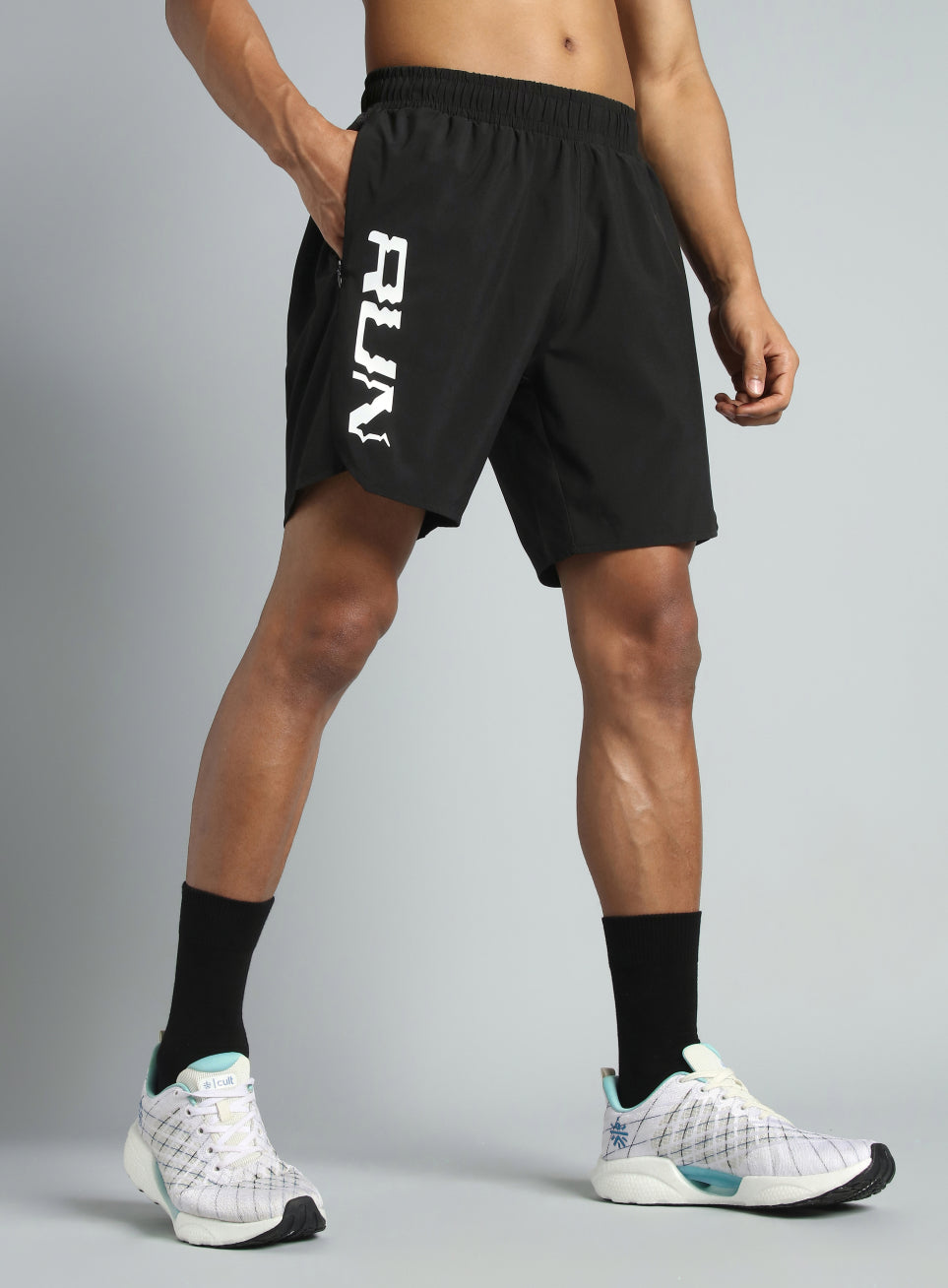 Men's Black Everyday Run Shorts