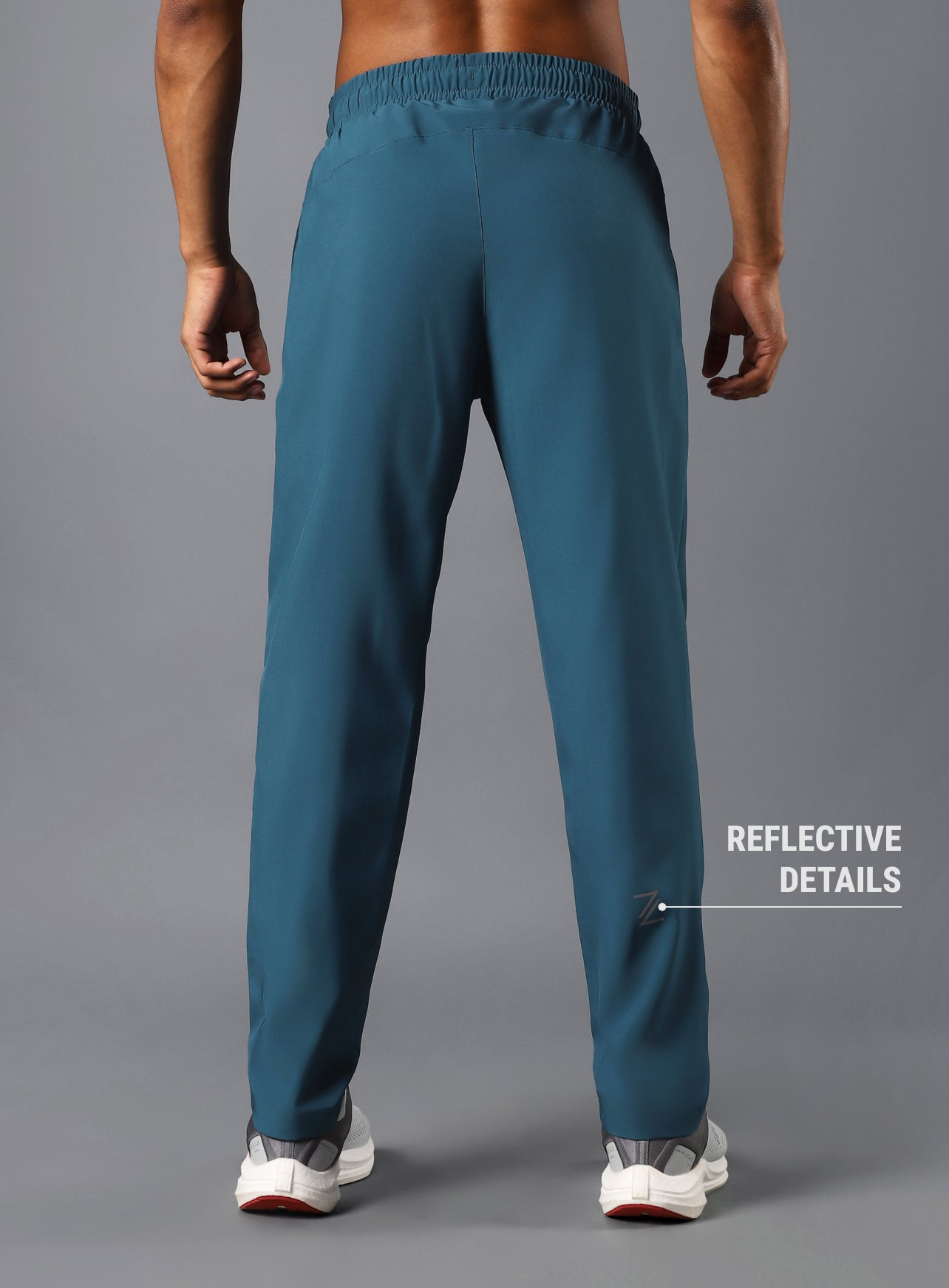 Men's Teal Night Run Trackpants