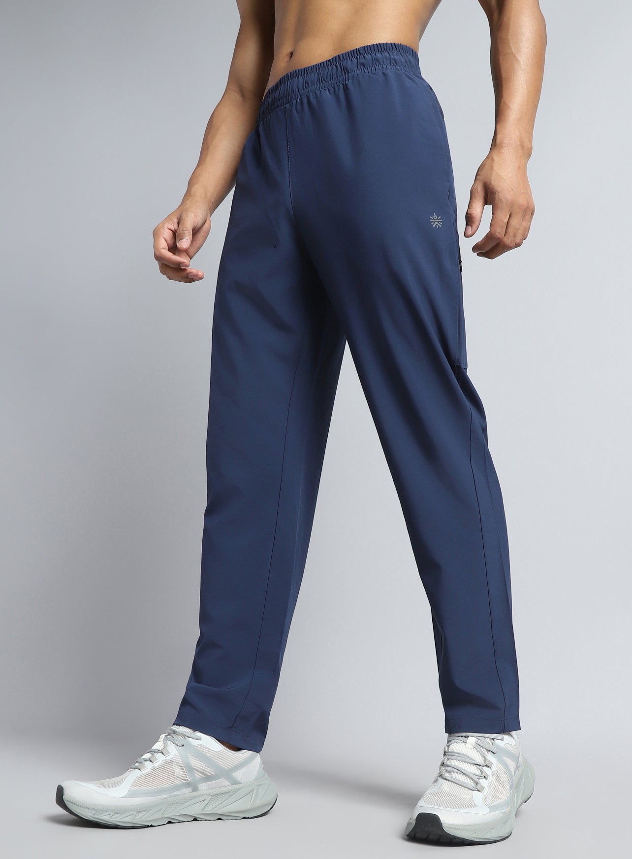 Men's Navy Run Elevate Trackpants