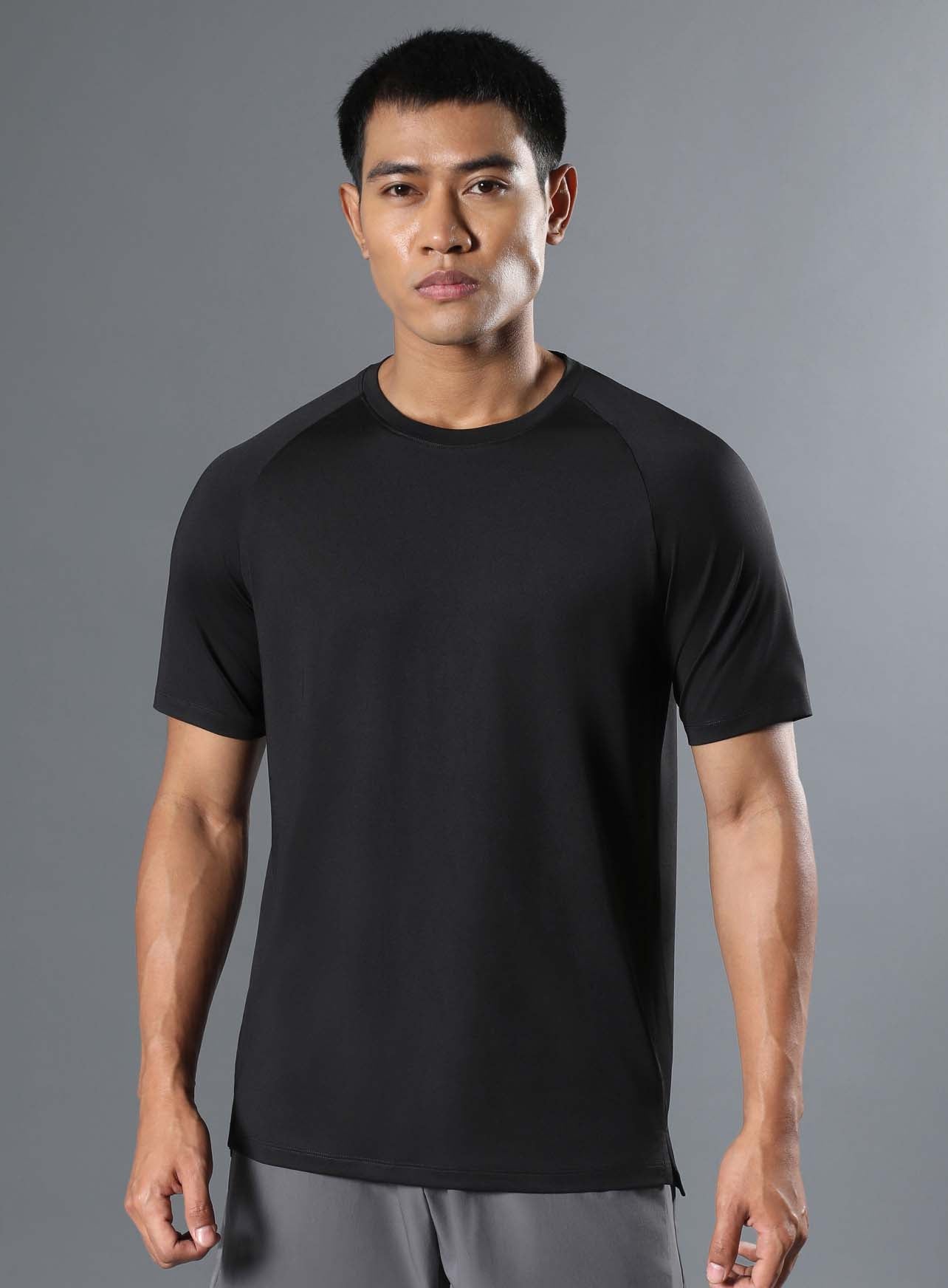 Men's Black Run Forward T-shirt