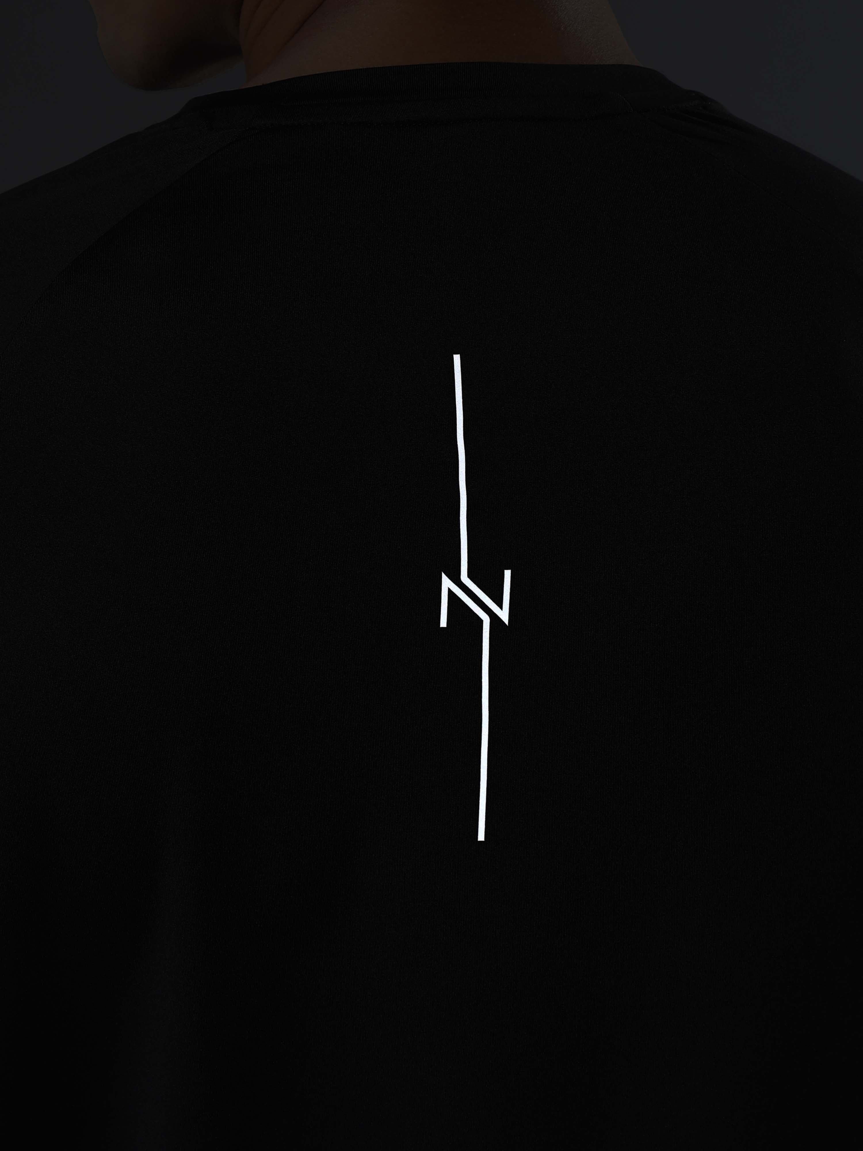 Men's Black Run Forward T-shirt