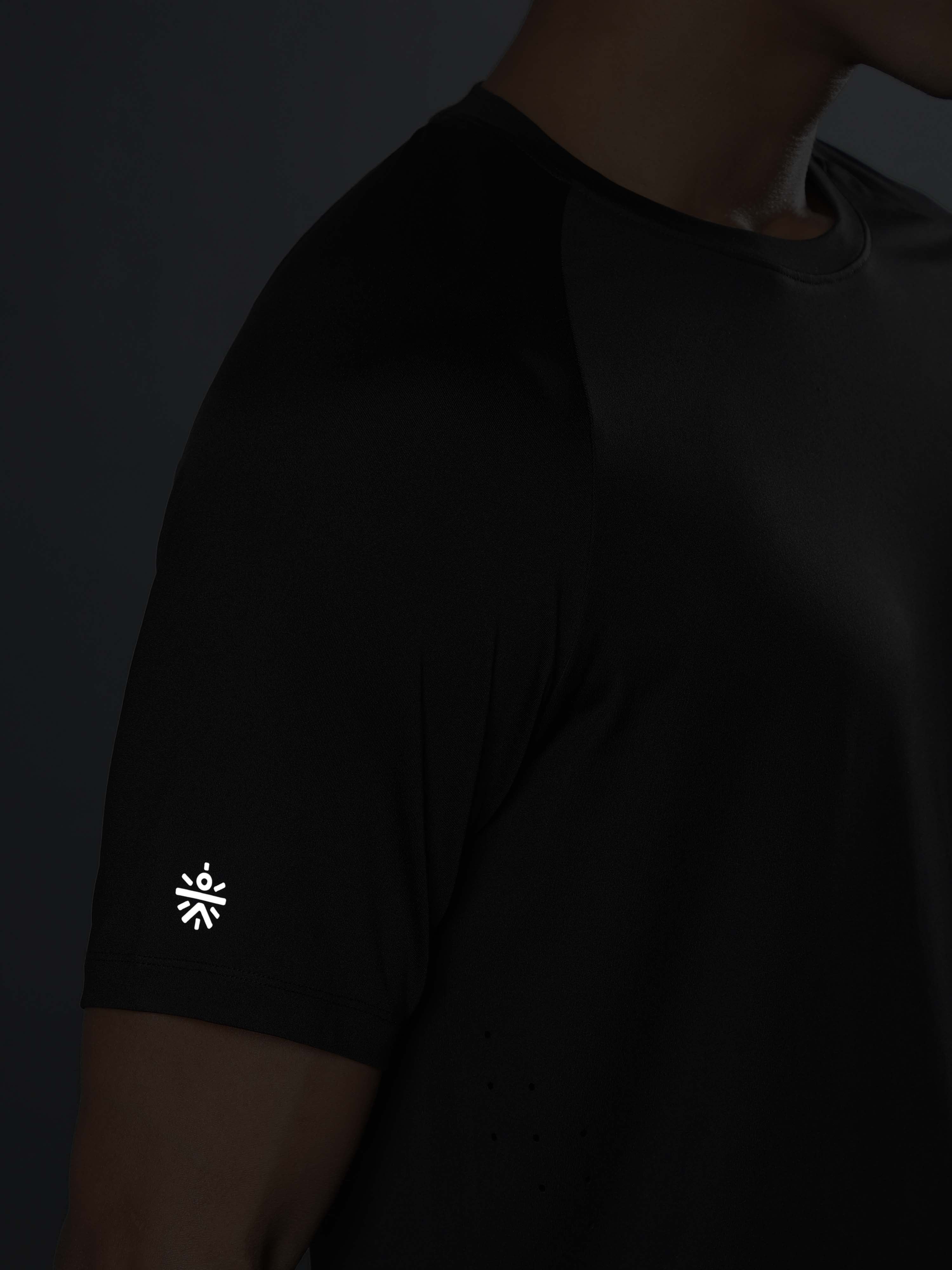 Men's Black Run Forward T-shirt