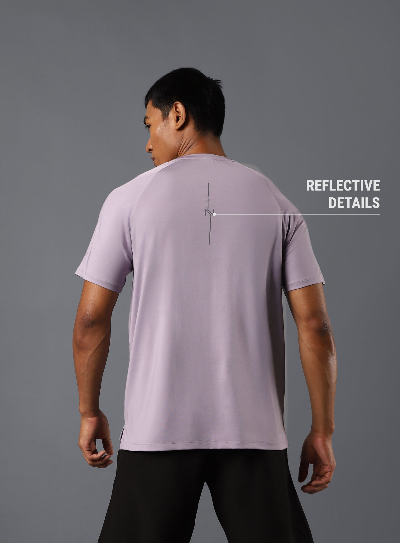 Men's Purple Run Forward T-shirt