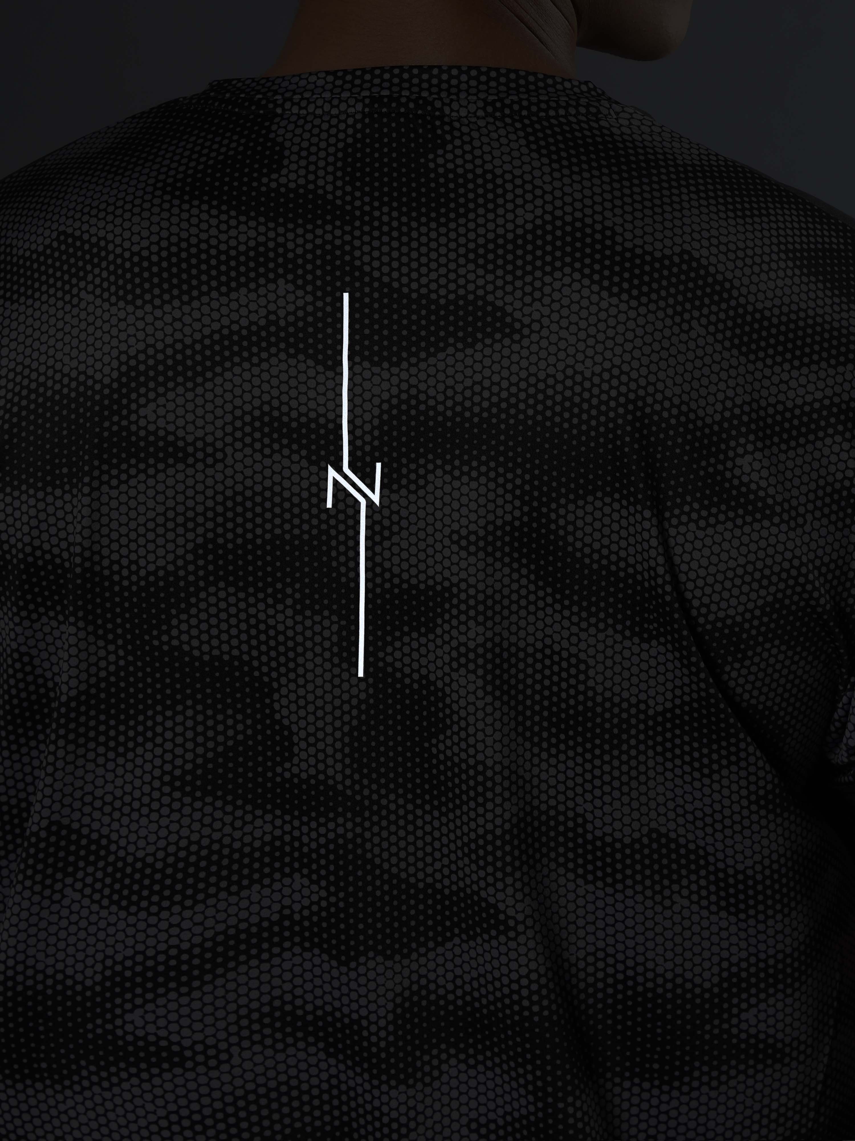 Men's Black Landscape Camo Run T-shirt