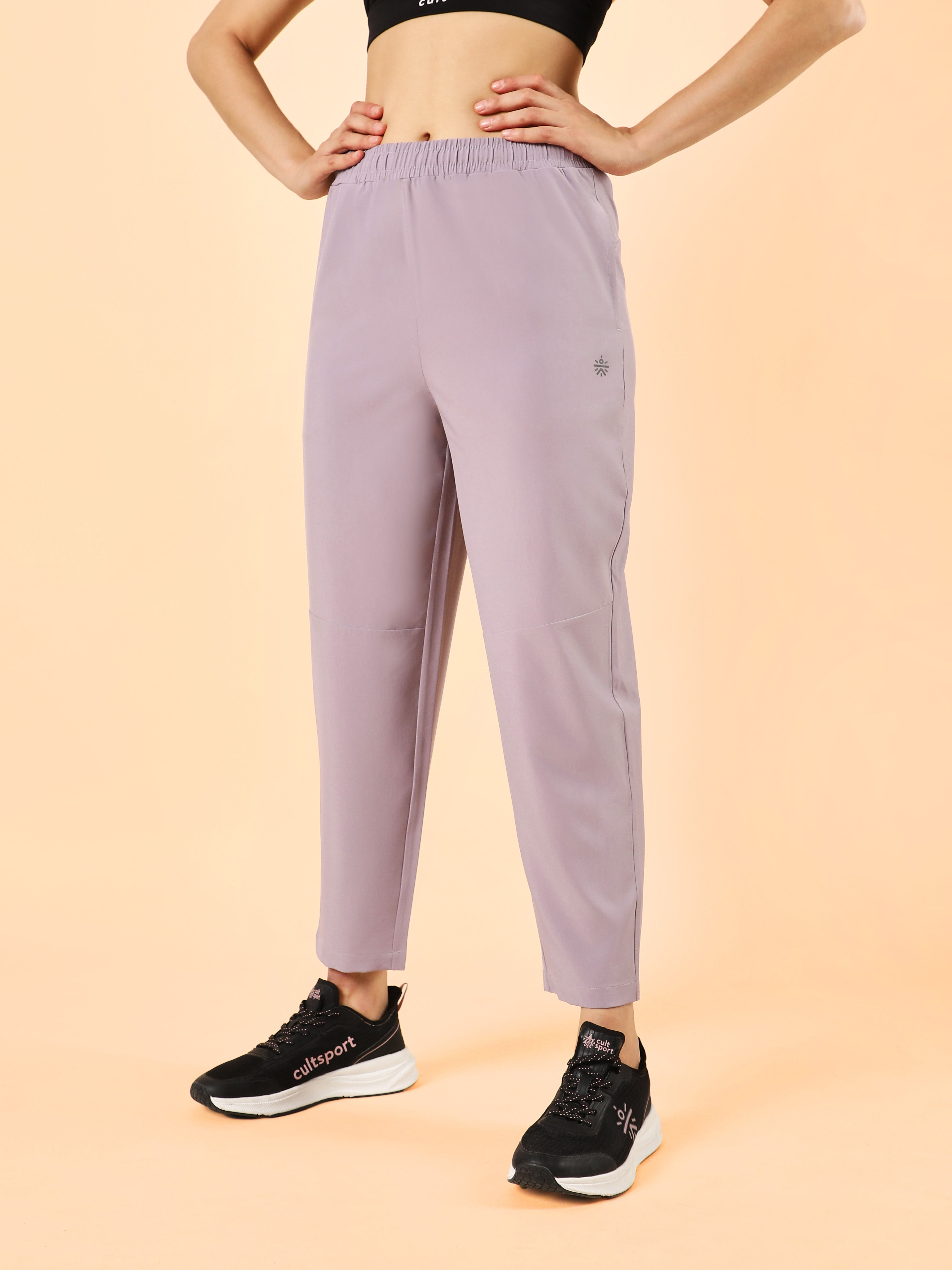 Women's Purple Night Run Trackpants