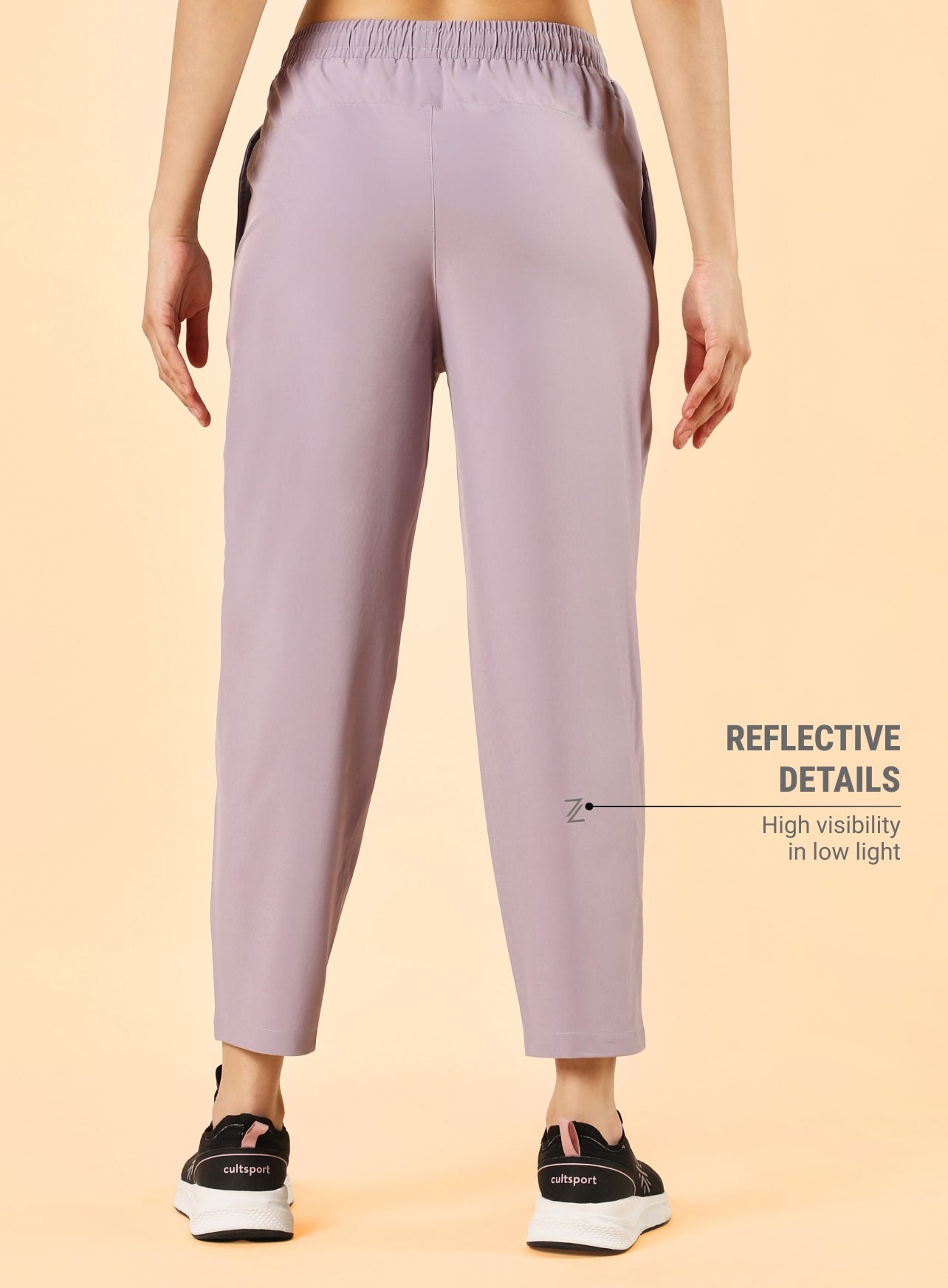 Women's Purple Night Run Trackpants