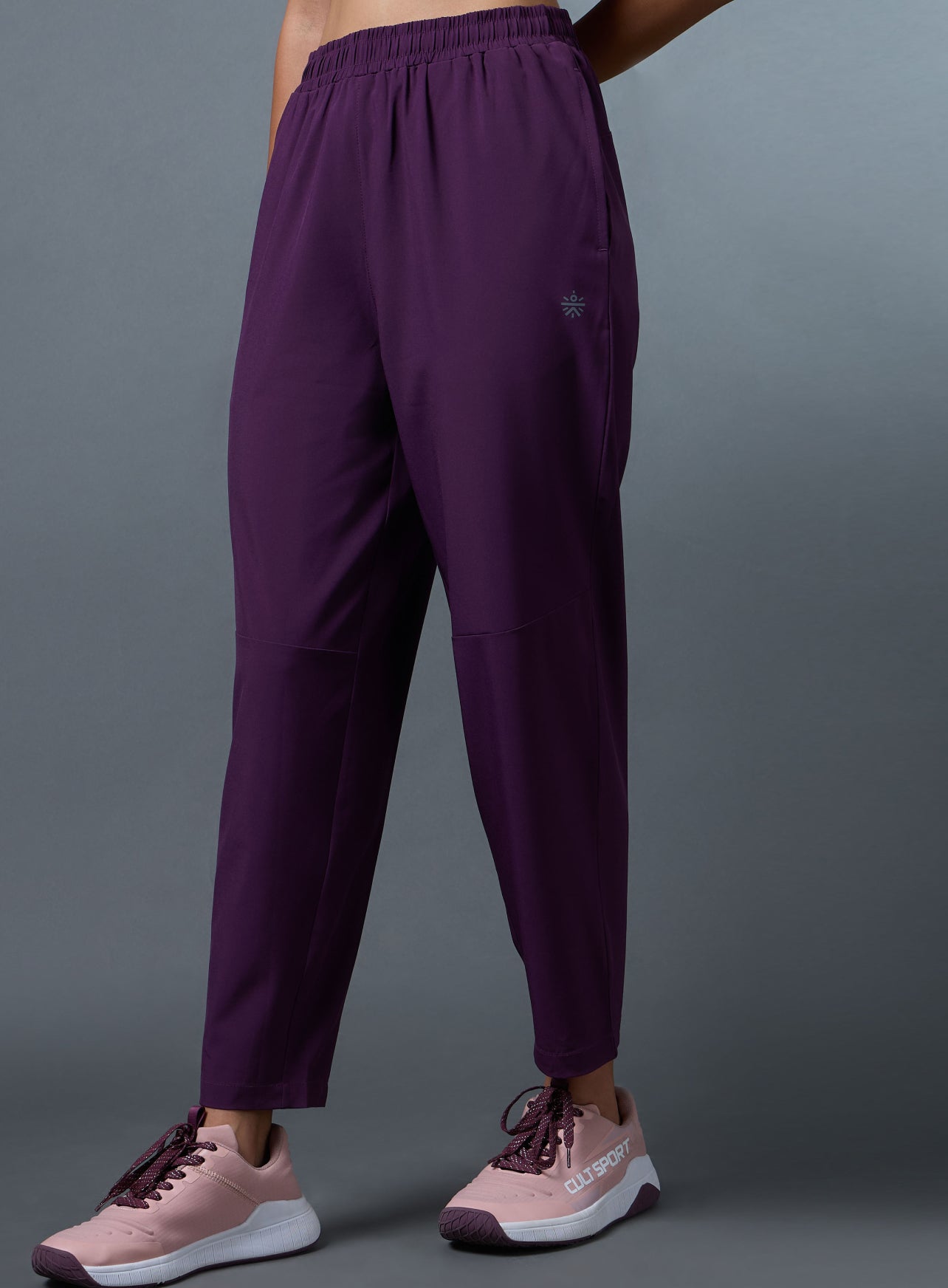 Women's Purple Night Run Trackpants