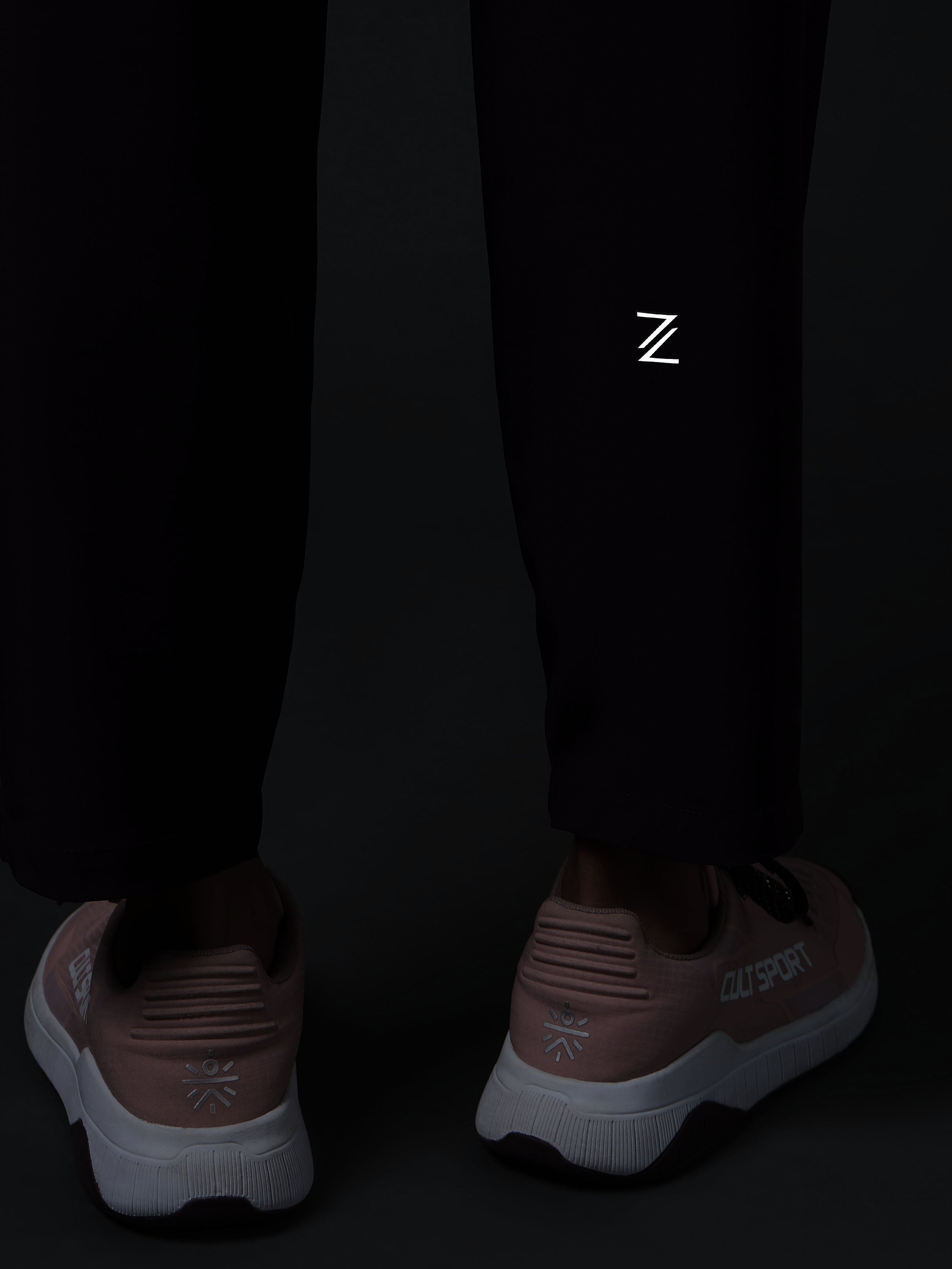 Women's Purple Night Run Trackpants