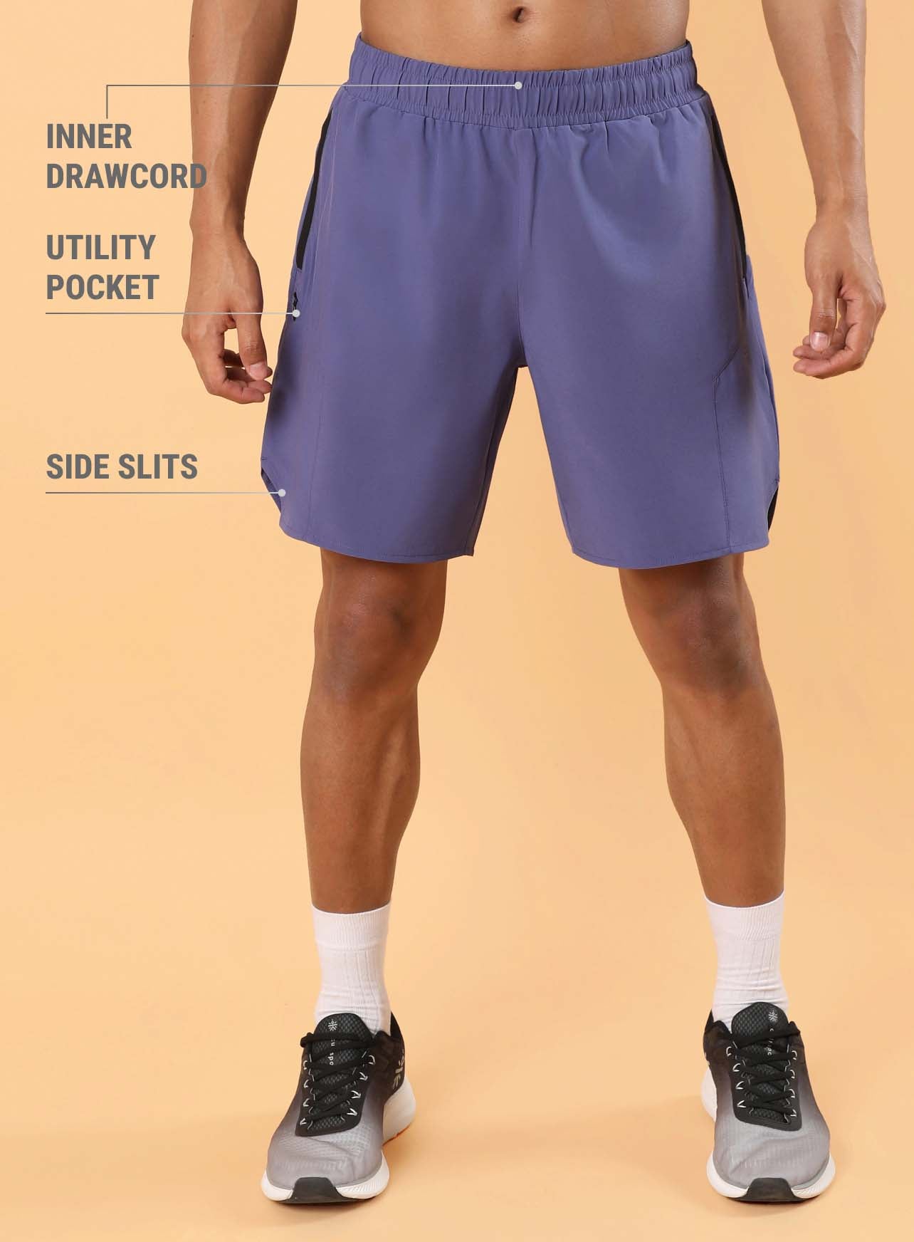 Men's Purple True Performance Sculpted Shorts