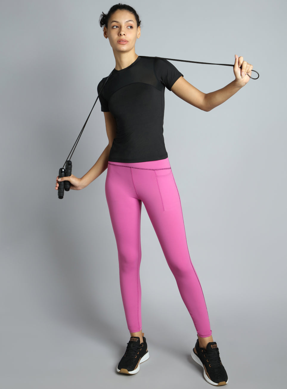 Women's Black True Performance Sculpted Slim Fit T-shirt