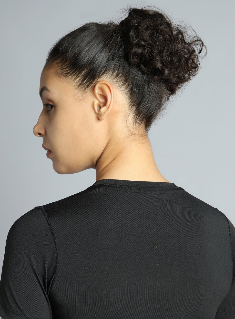 Women's Black True Performance Sculpted Slim Fit T-shirt