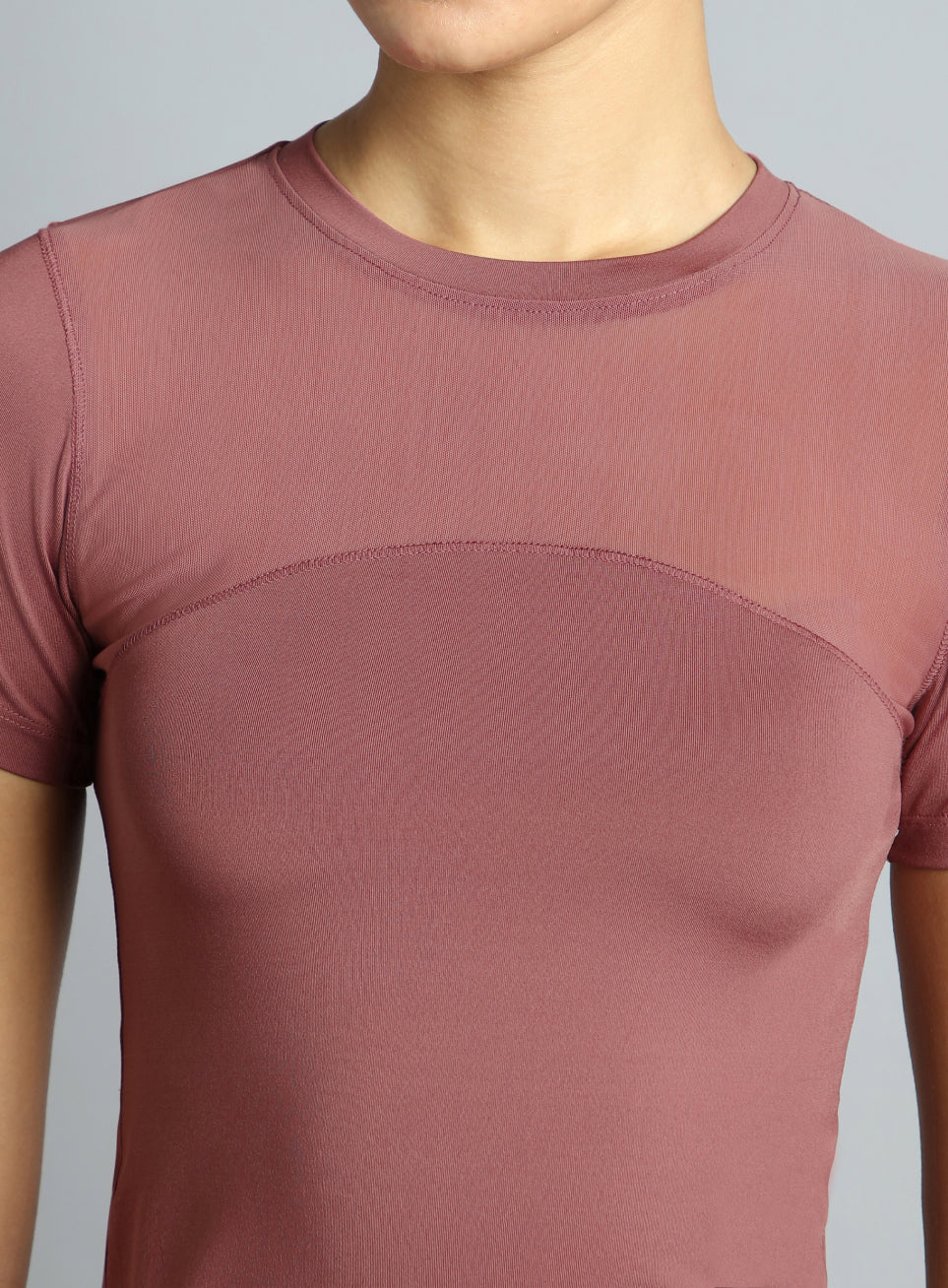 Women's Pink True Performance Sculpted Slim Fit T-shirt