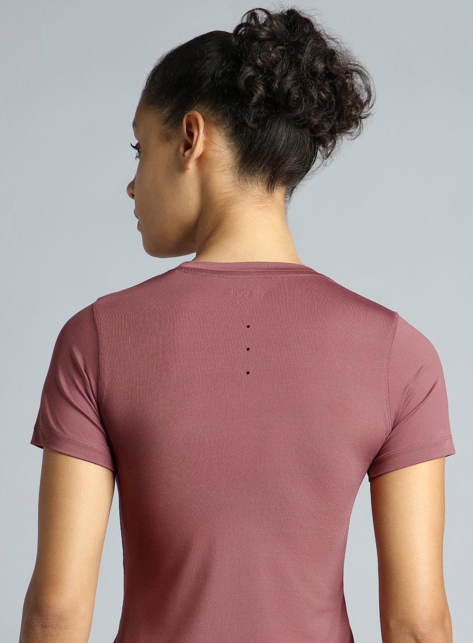 Women's Pink True Performance Sculpted Slim Fit T-shirt