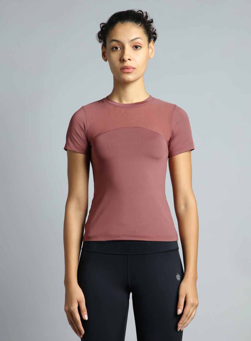 Women's Pink True Performance Sculpted Slim Fit T-shirt