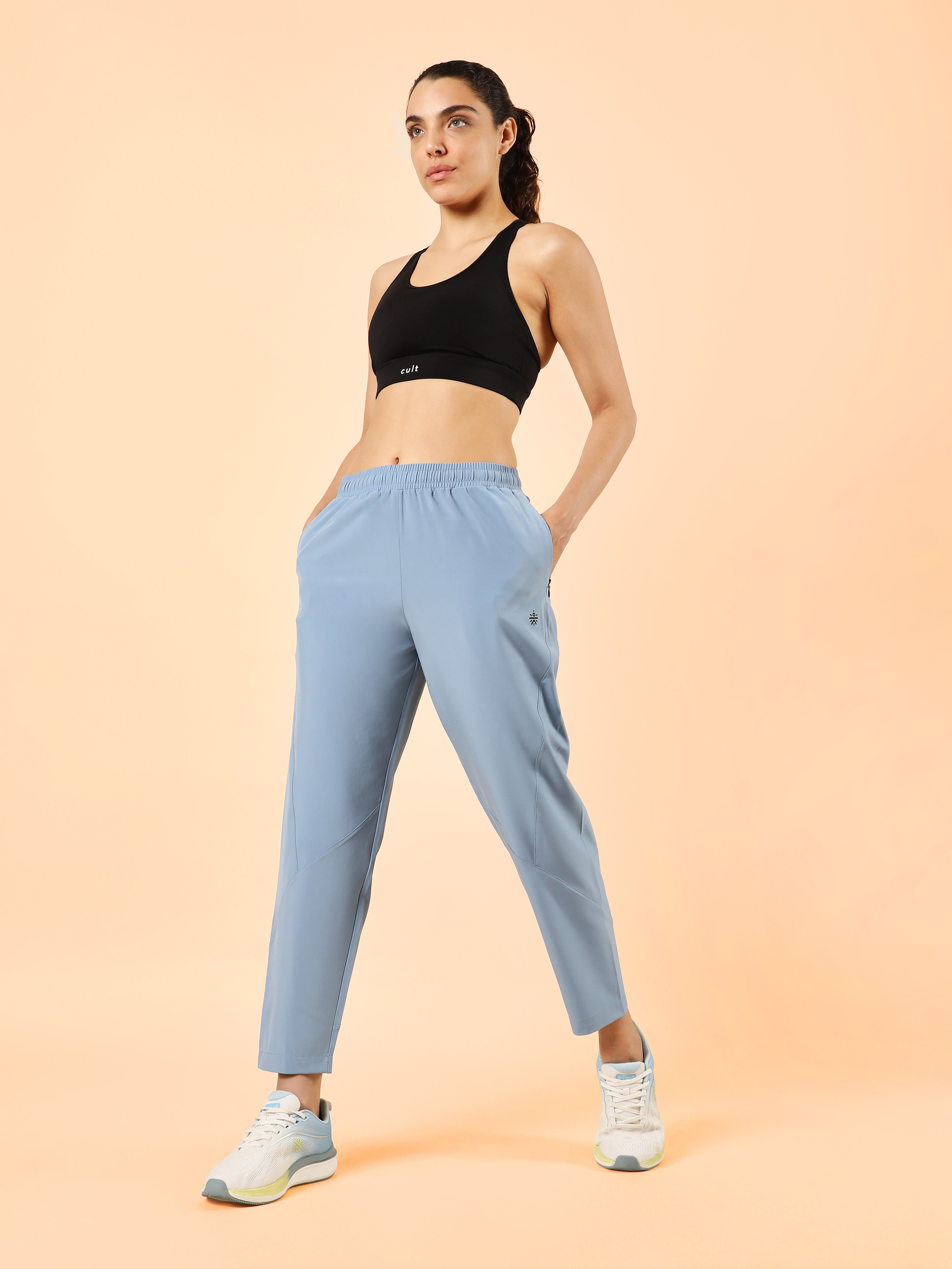 Women's Blue True Performance Sculpted Trackpants
