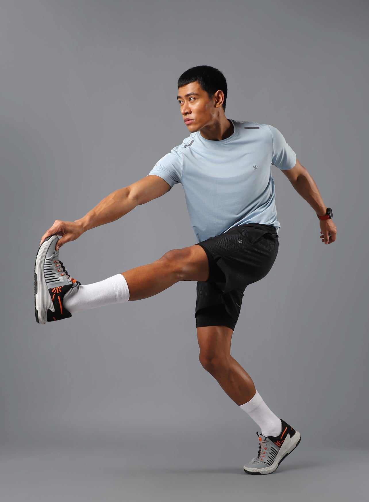 Men's Black Urban Camo Run Built-in Shorts