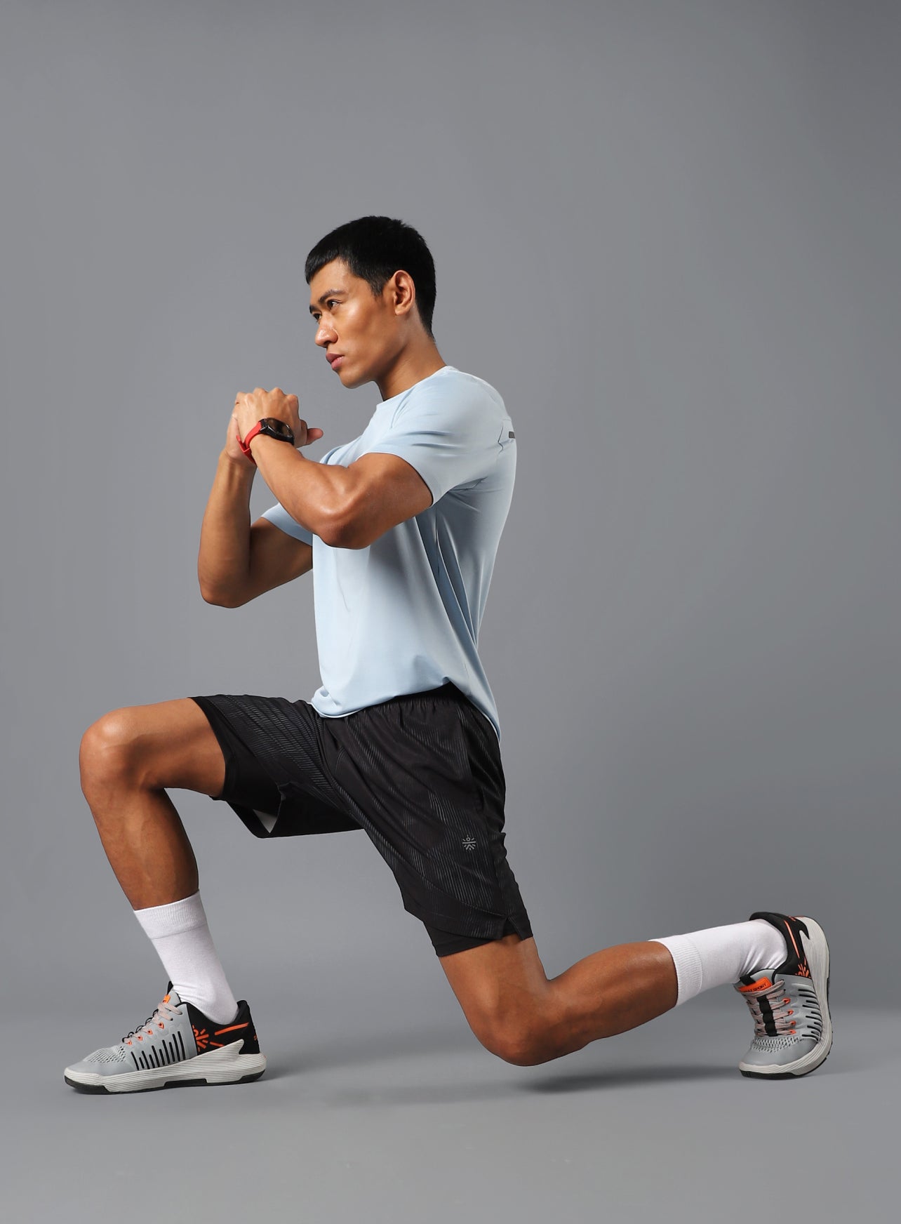 Men's Black Urban Camo Run Built-in Shorts