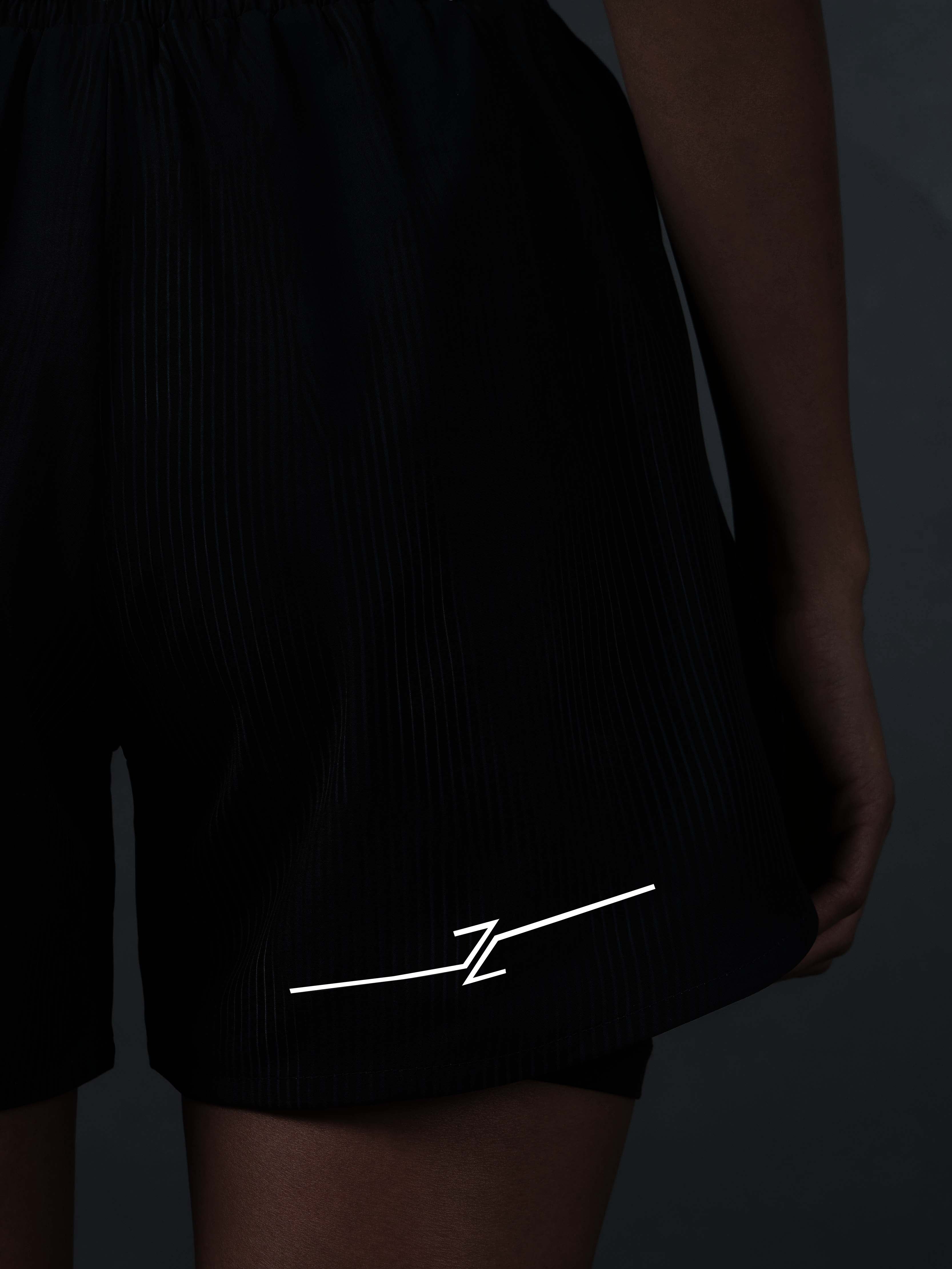 Women's Teal Urban Camo Run Built-in Shorts