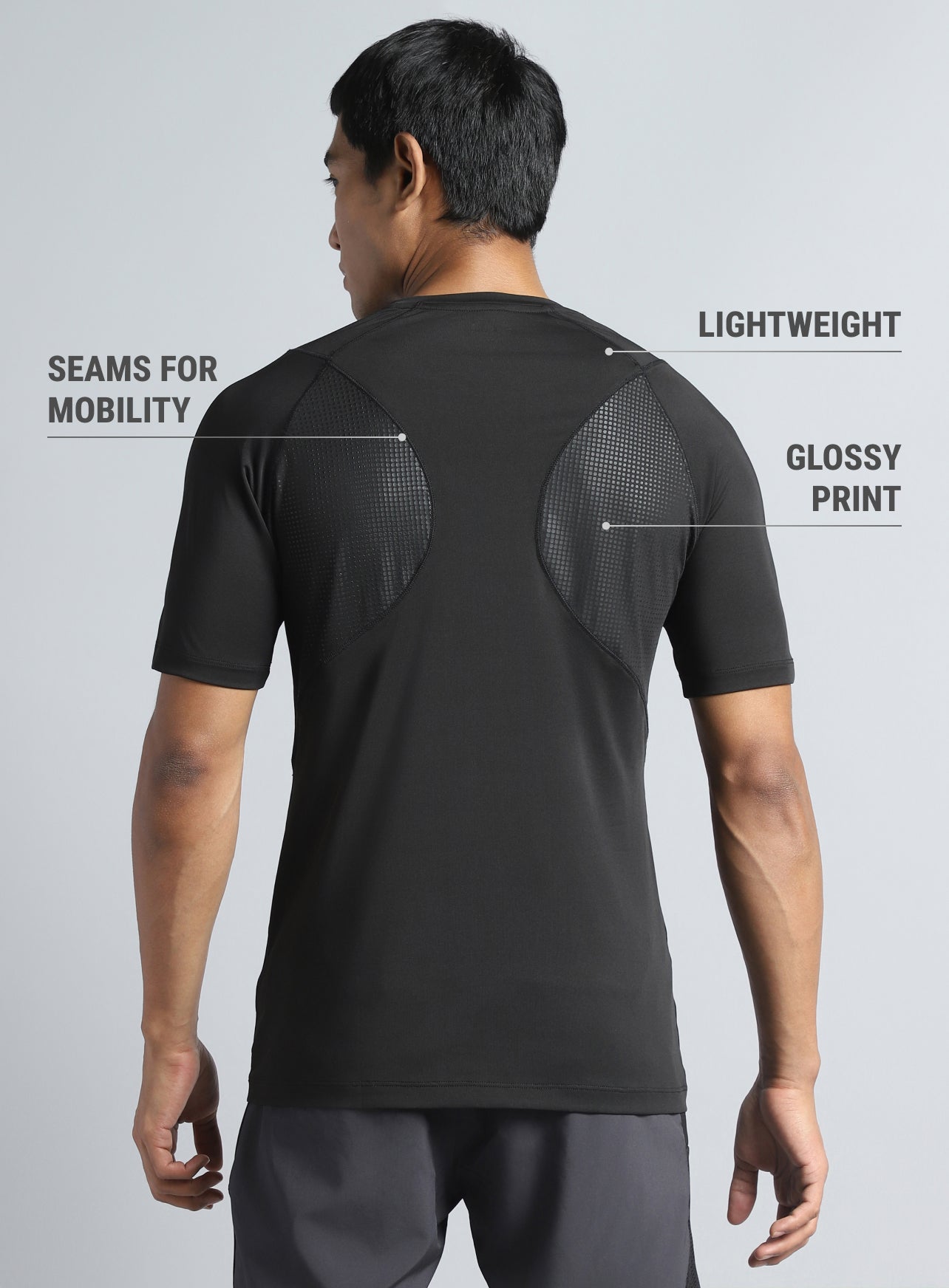 Men's Black True Performance Sculpted T-shirt