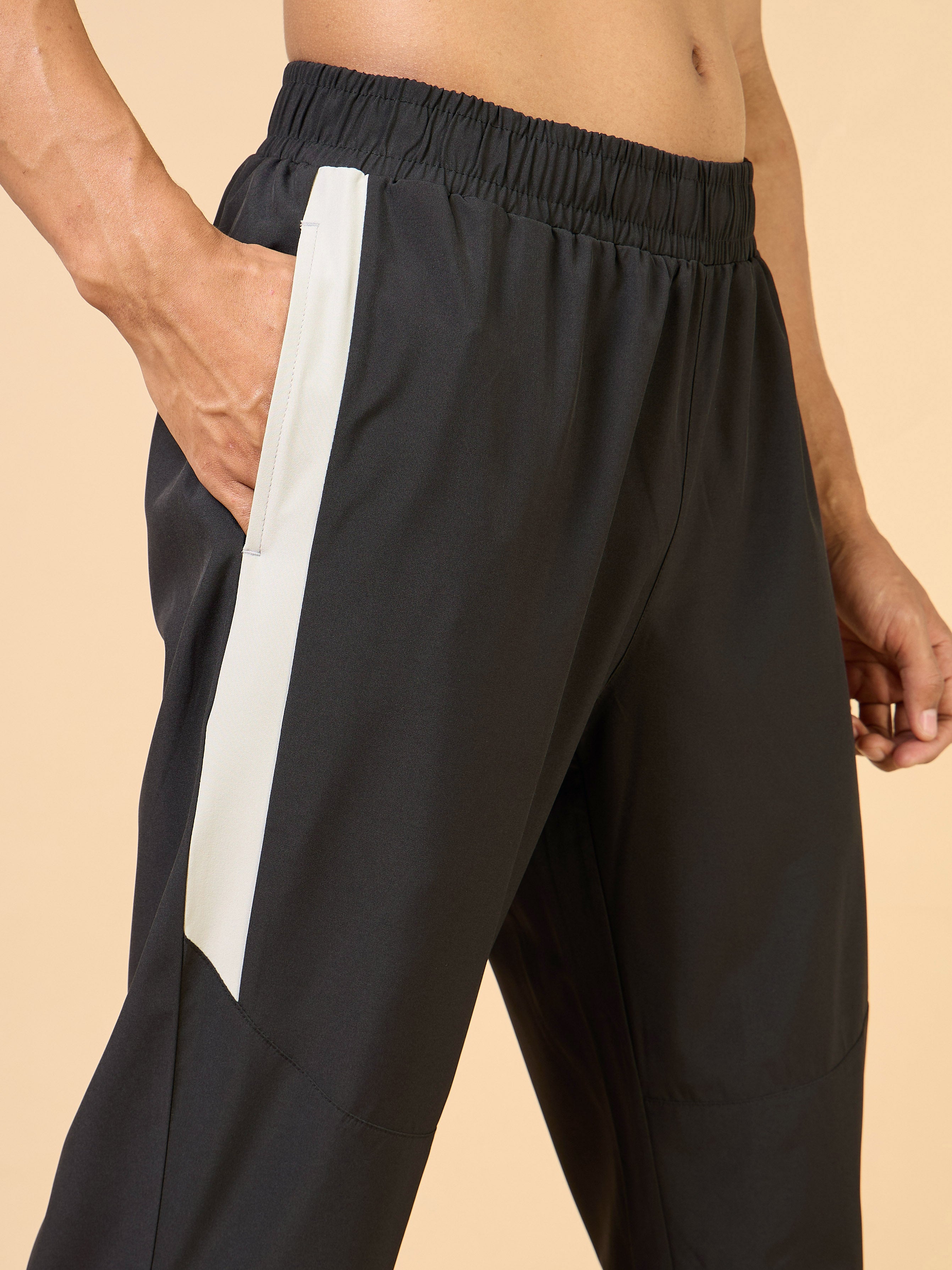 Men's Black Training All Form Trackpants