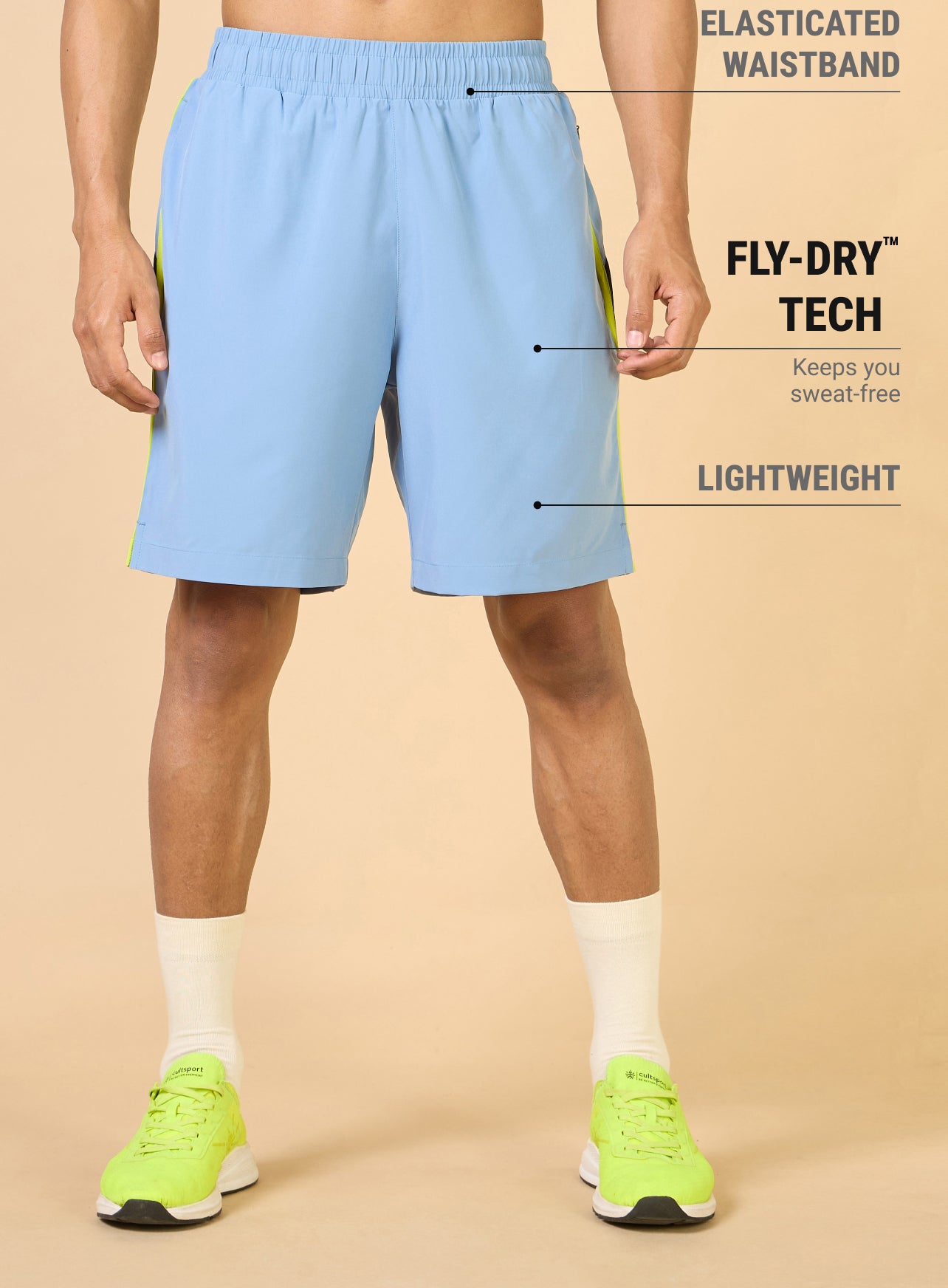 Men's Blue Training All Form Shorts