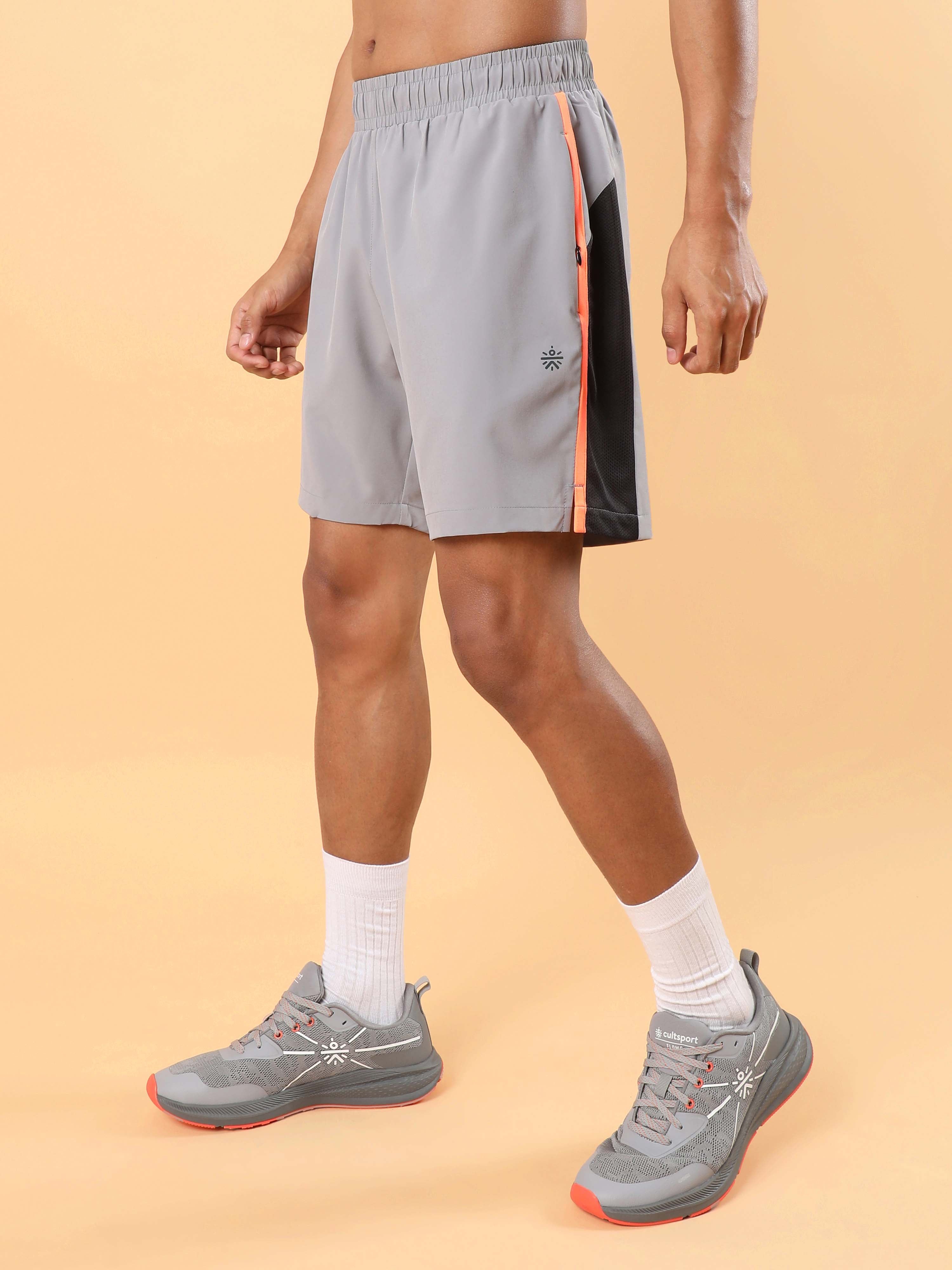 Men's Grey Training All Form Shorts