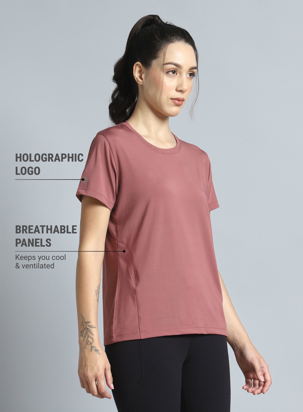 Women's Pink Performance Pro Training T-shirt