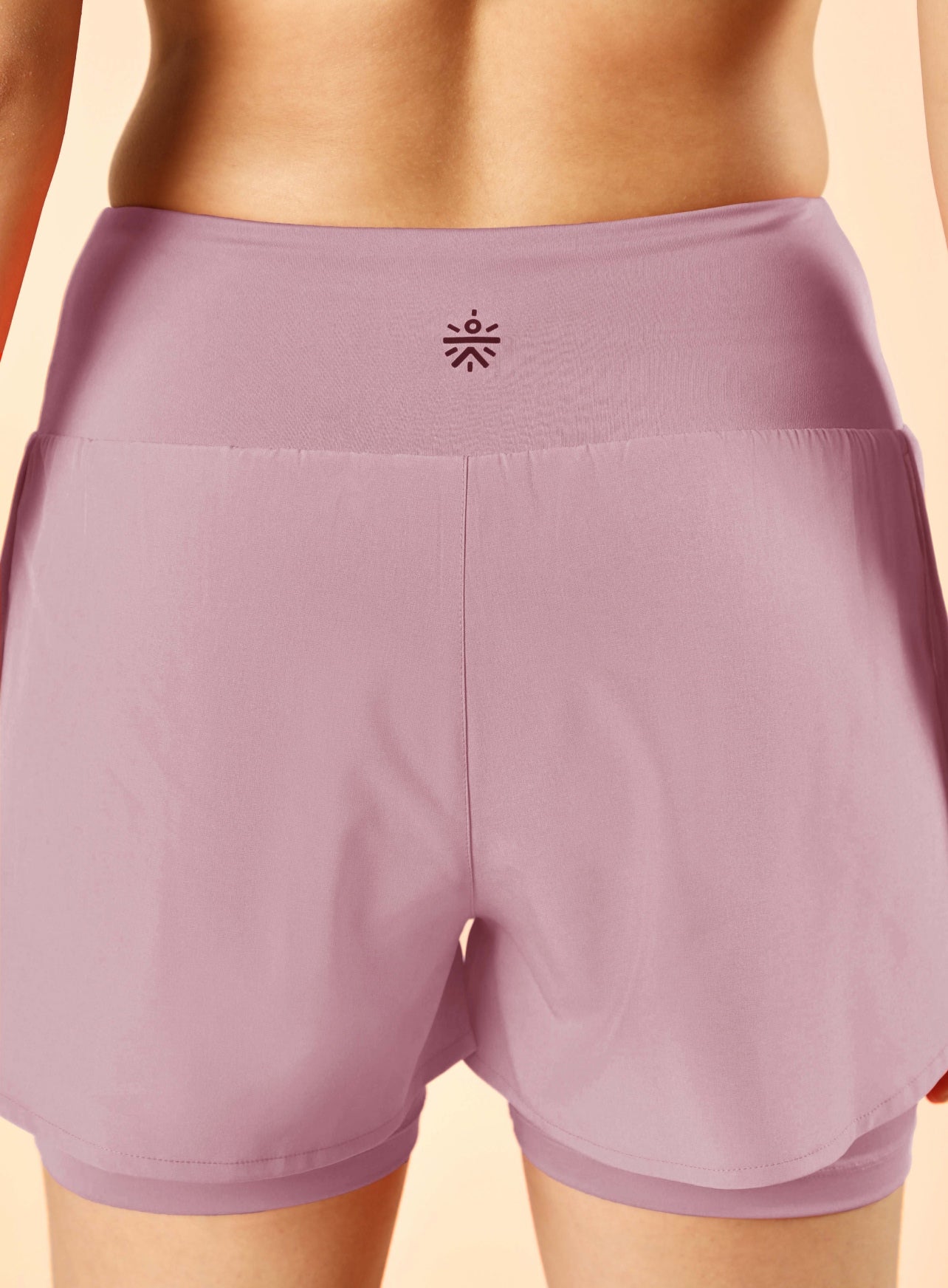 Women's Purple Performance Pro Training Layered Shorts