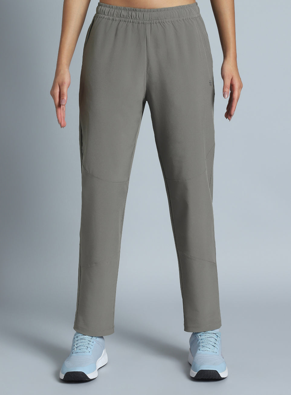 Women's Dark Grey Training Sculpted Trackpants