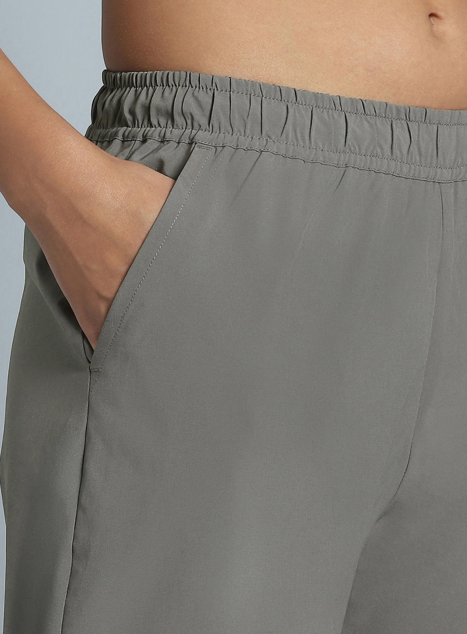 Women's Dark Grey Training Sculpted Trackpants