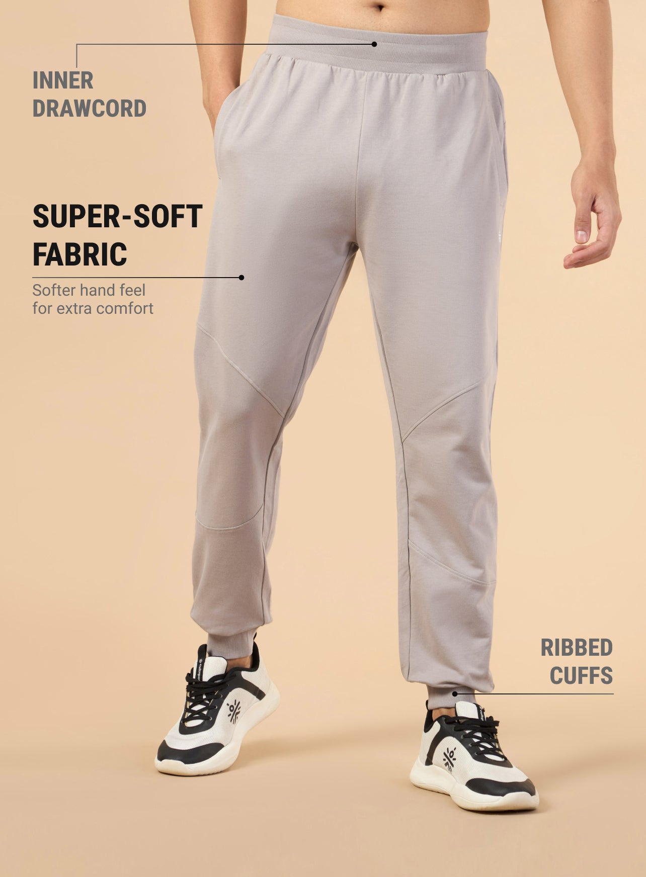 Men's Grey Train All Day Joggers