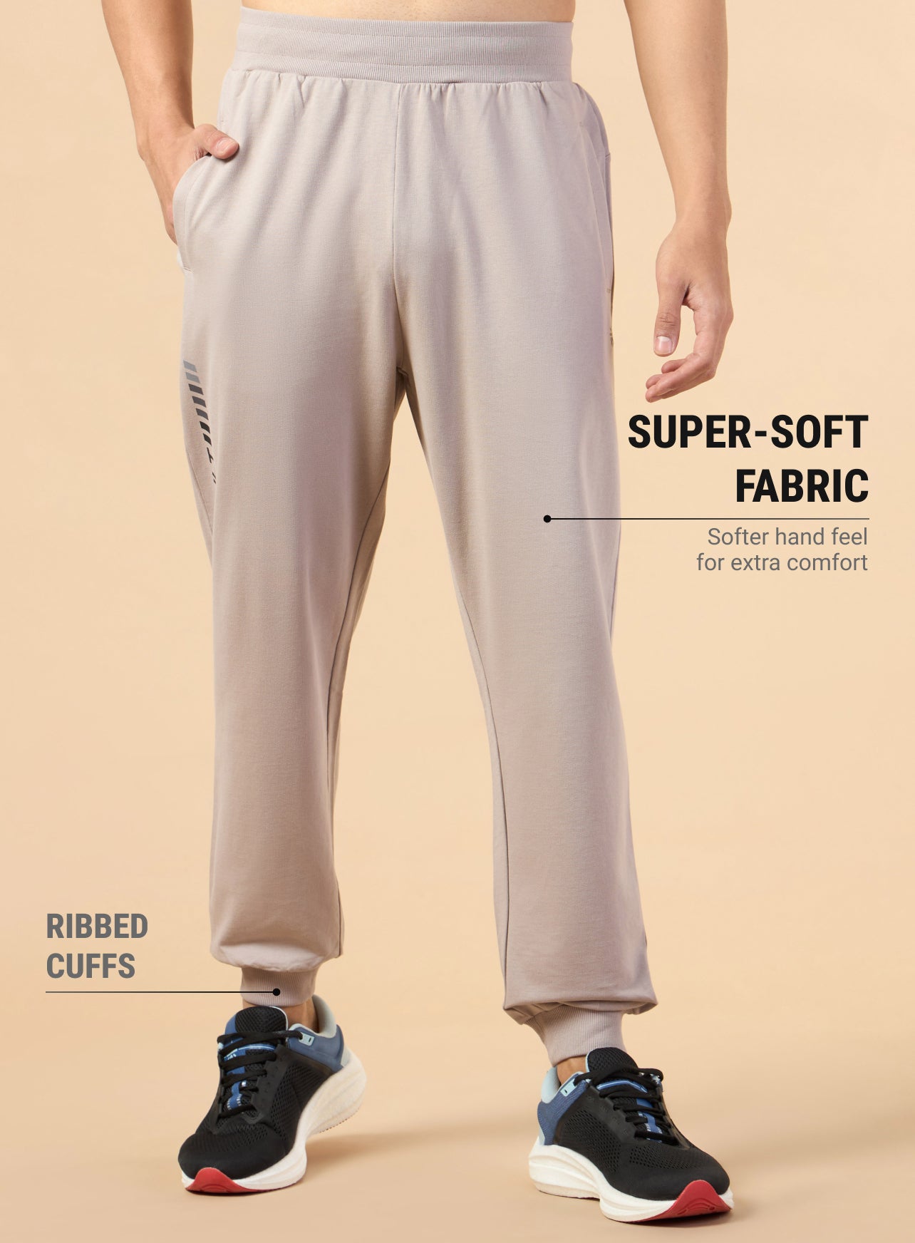 Men's Grey Cult Training Joggers