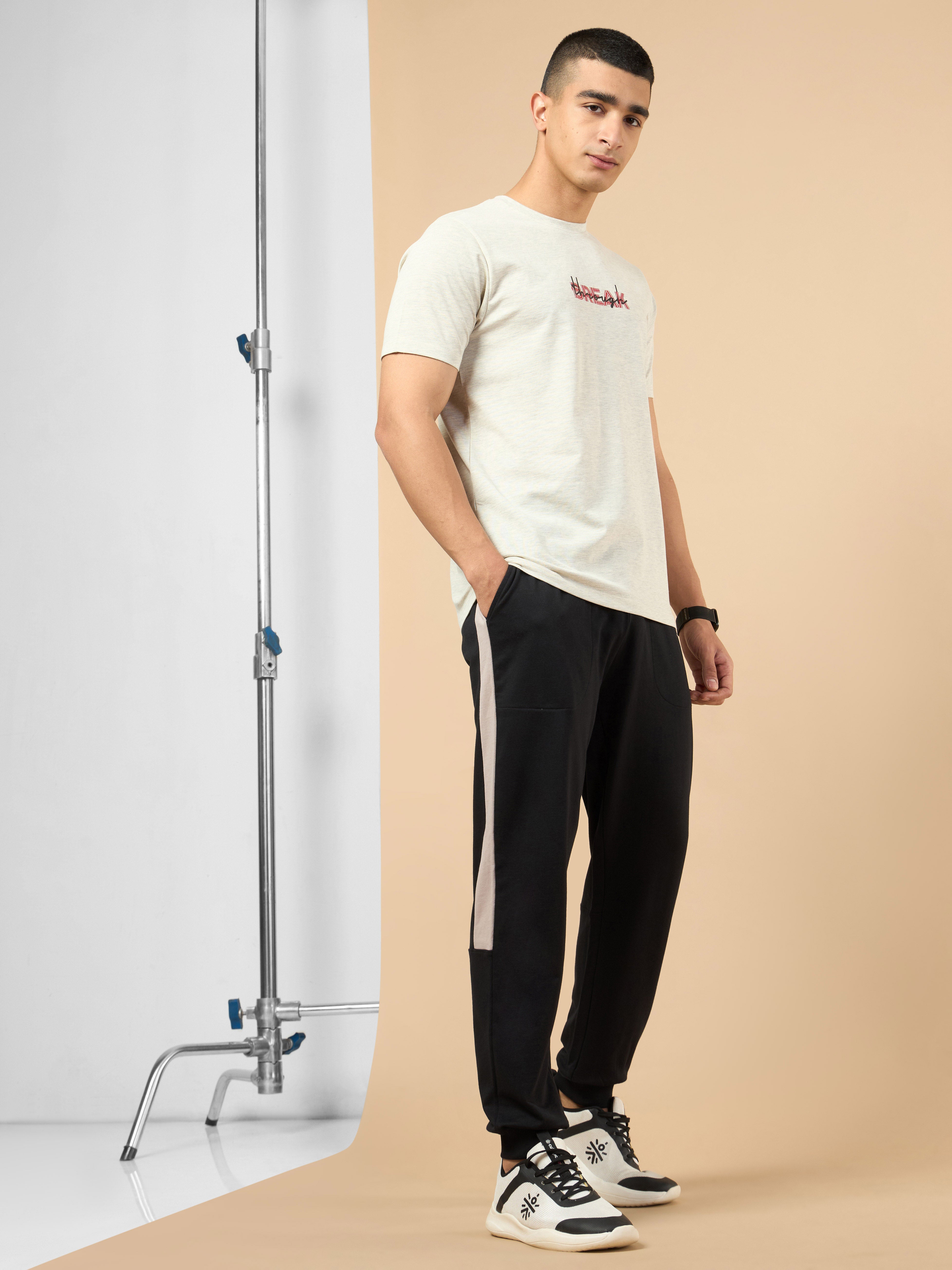 Men's Black Training Essential Joggers