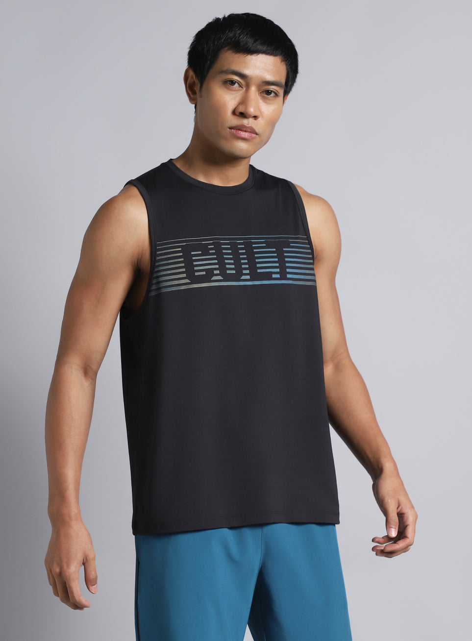 Men's Black Training Muscle Tank