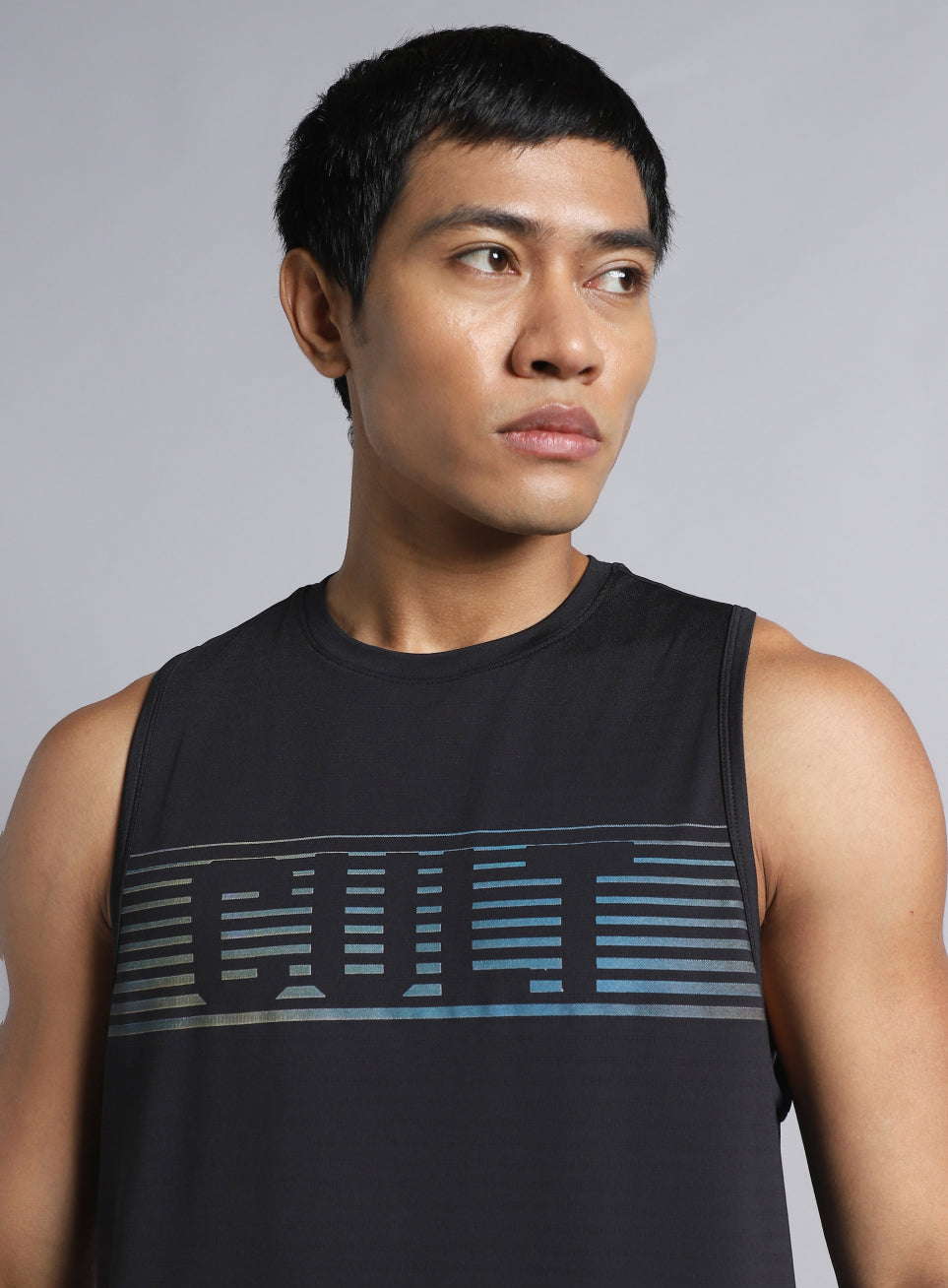 Men's Black Training Muscle Tank