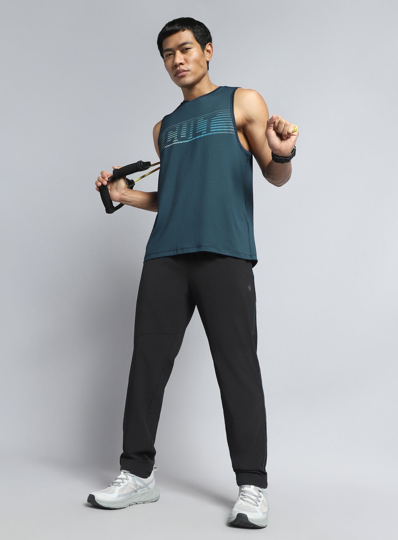 Men's Teal Training Muscle Tank