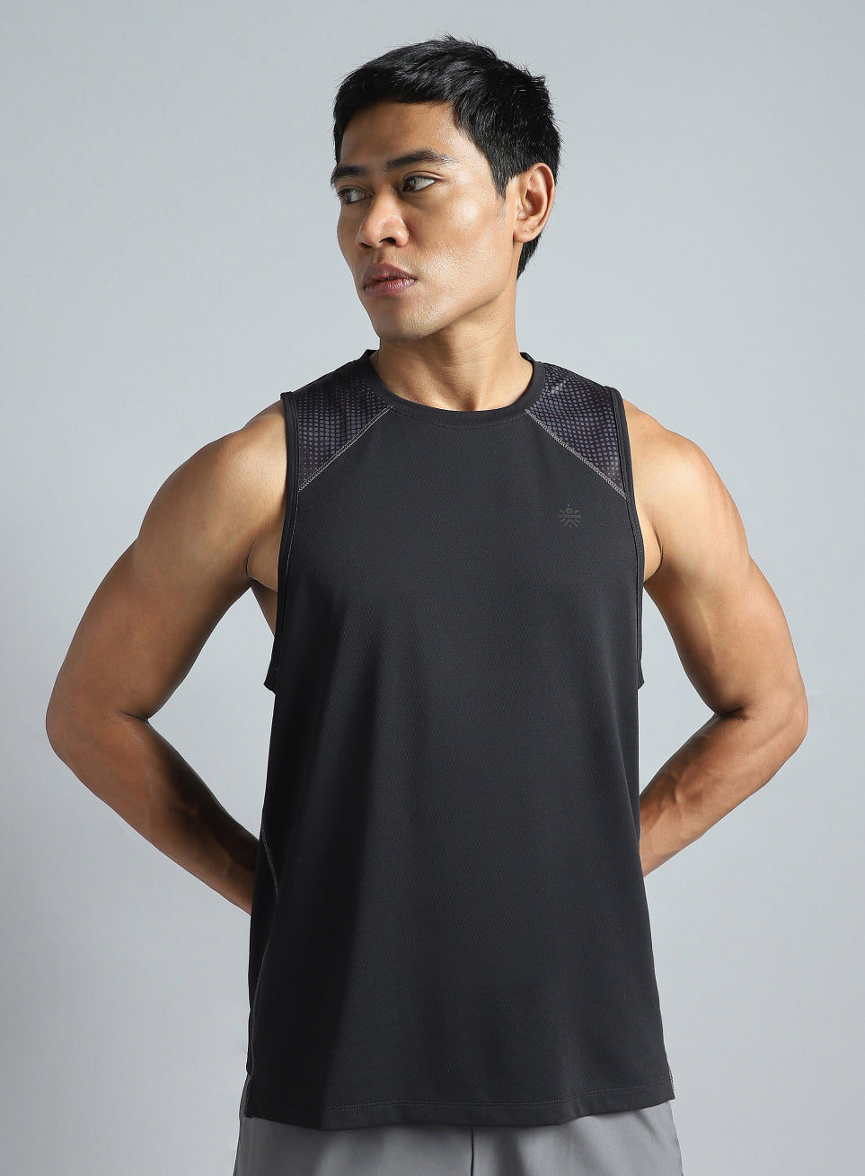 Men's Black Training Muscle Tank