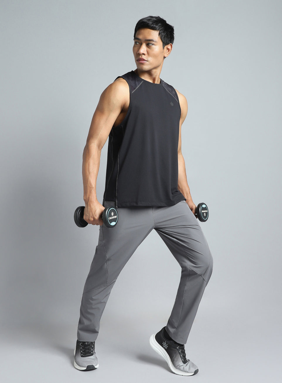 Men's Black Training Muscle Tank