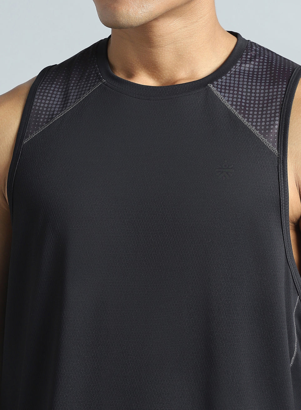 Men's Black Training Muscle Tank