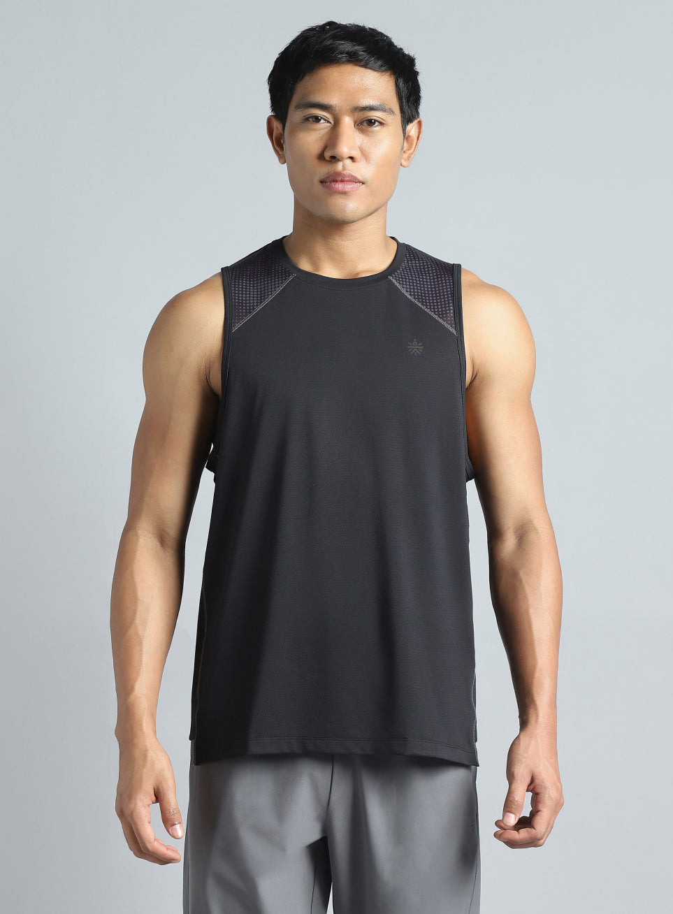 Men's Black Training Muscle Tank