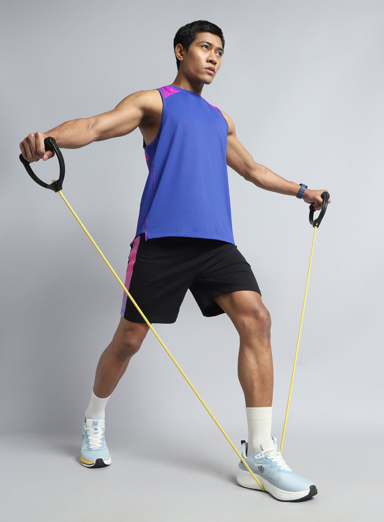 Men's Blue Training Muscle Tank