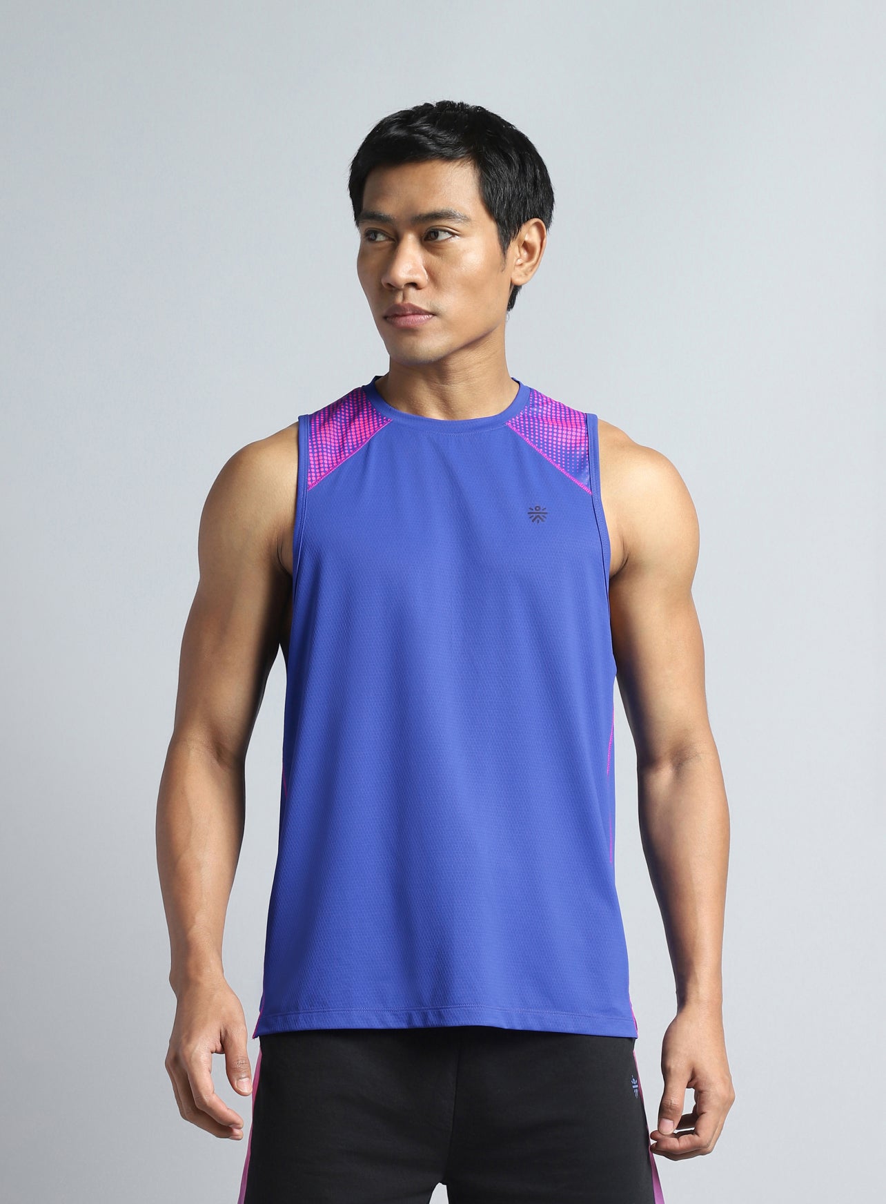 Men's Blue Training Muscle Tank