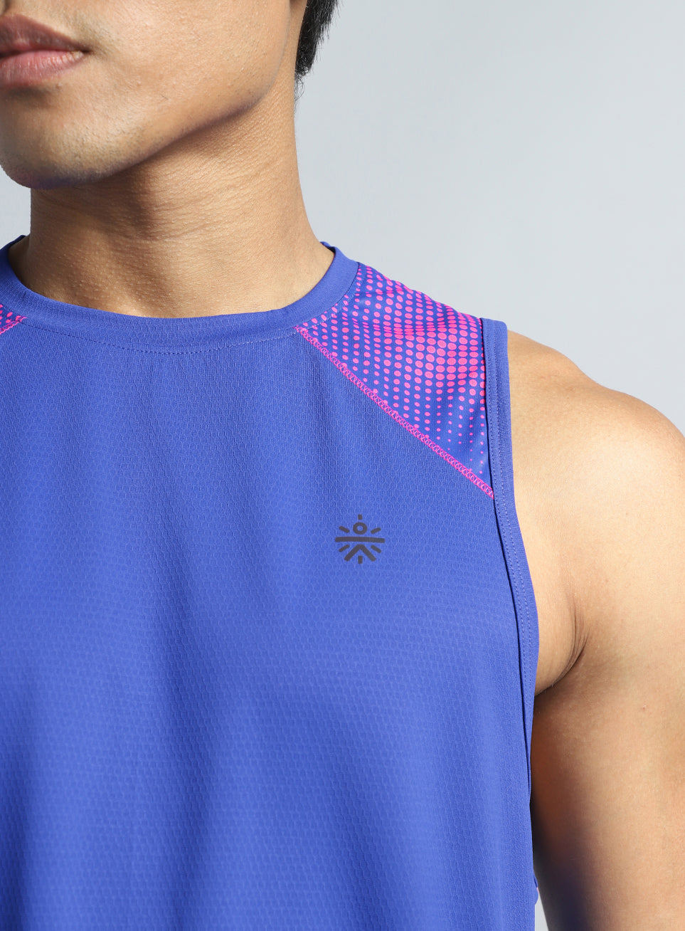 Men's Blue Training Muscle Tank