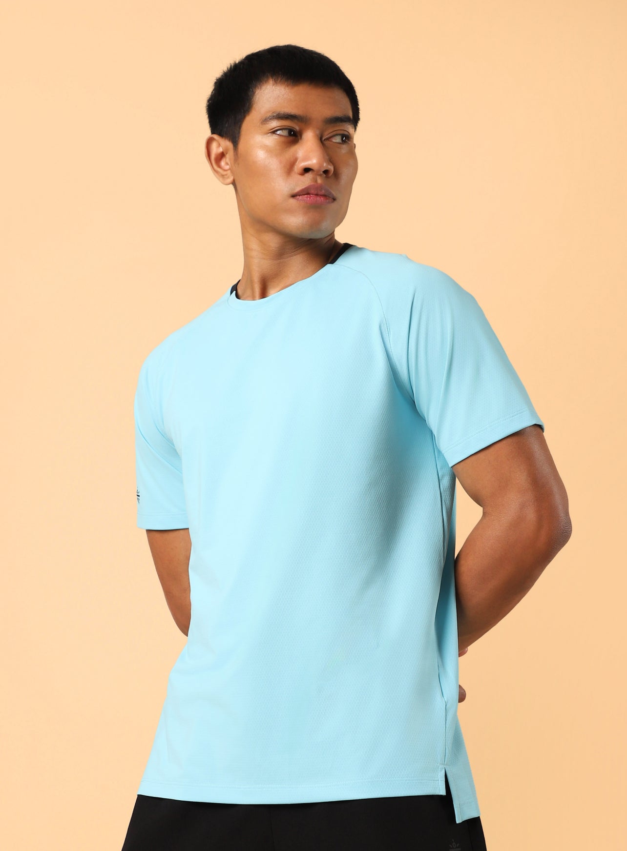 Men's Sky Blue Workout Essential T-shirt