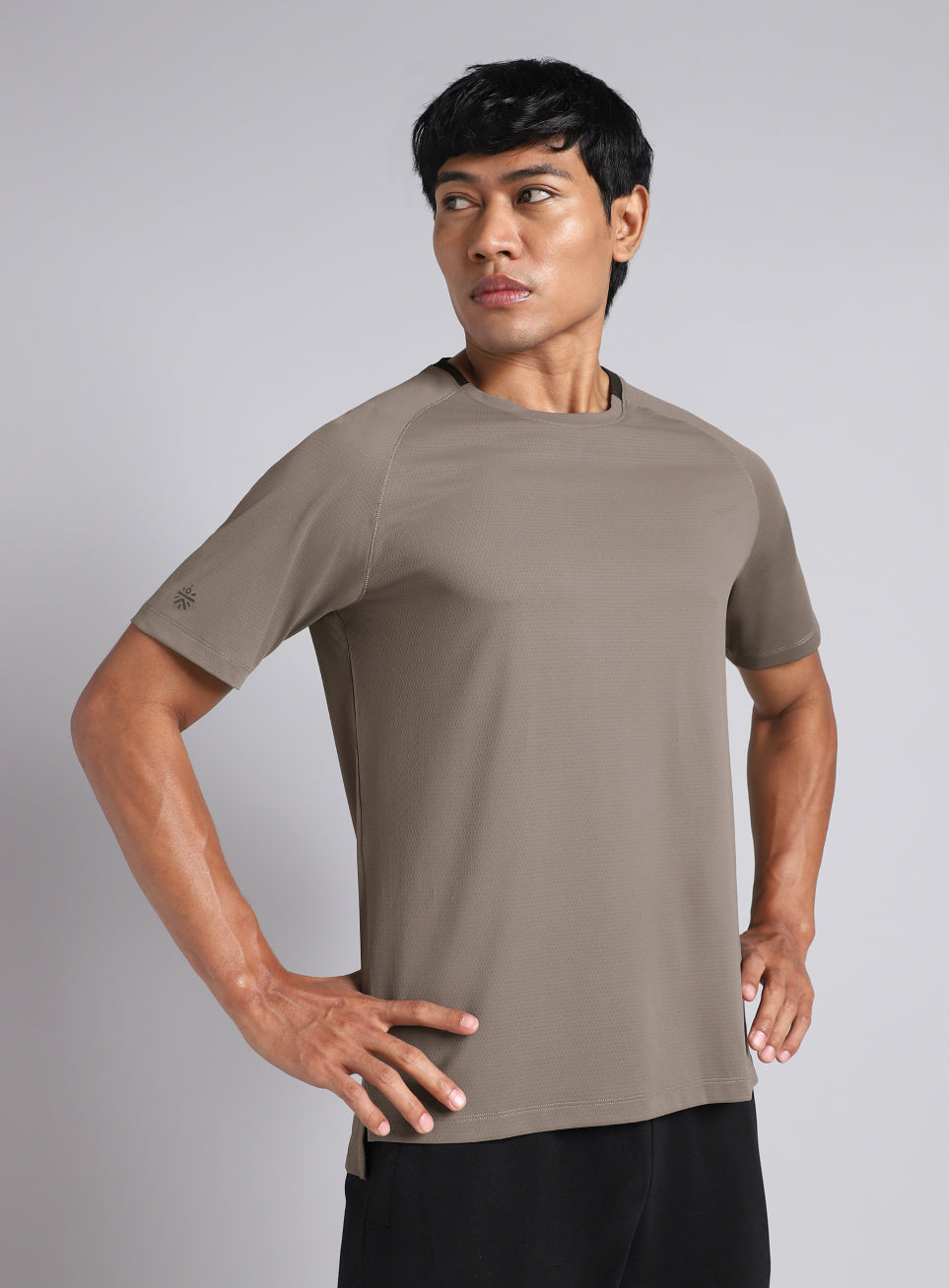 Men's Dark Grey Workout Essential T-shirt