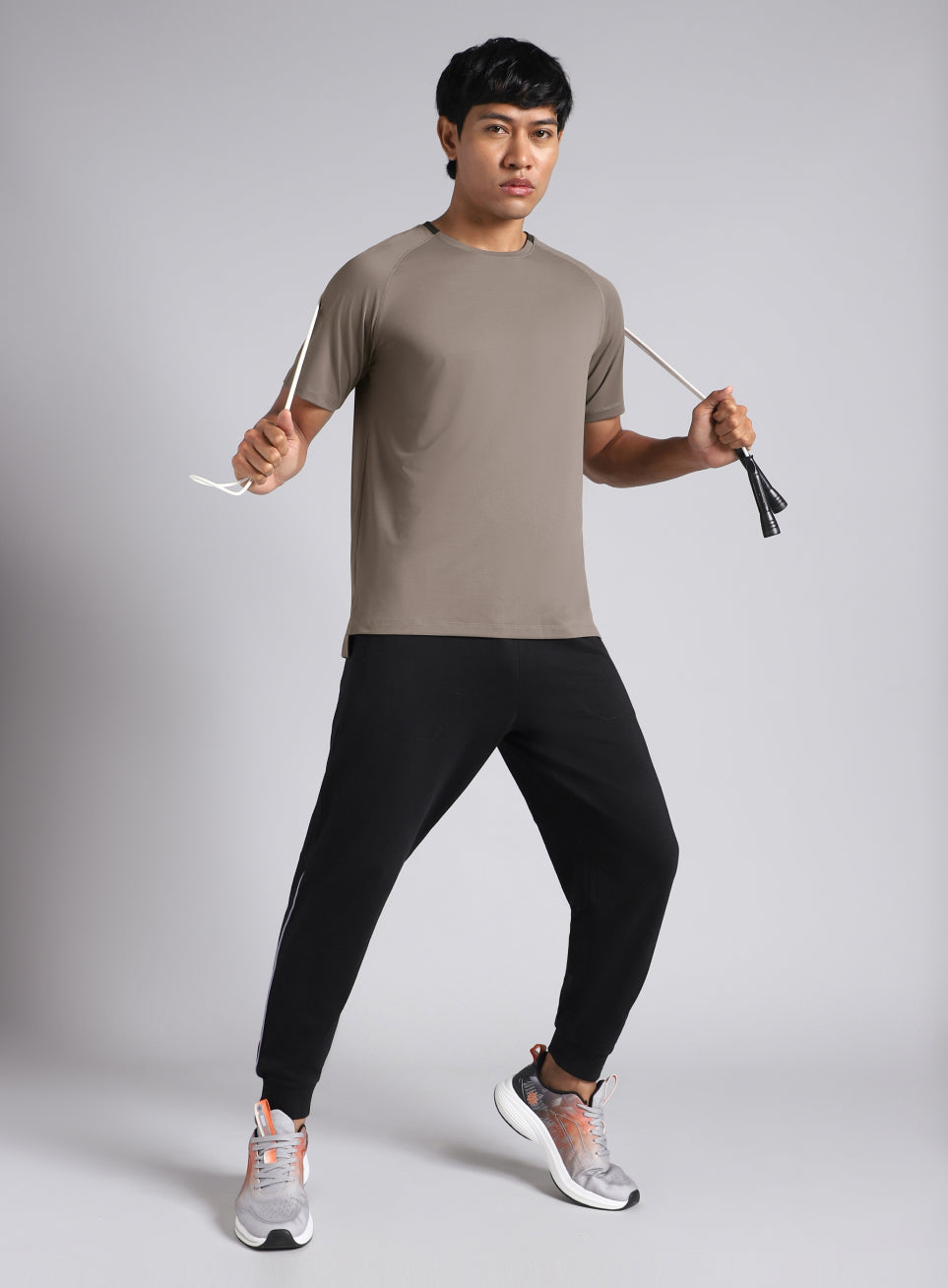 Men's Dark Grey Workout Essential T-shirt