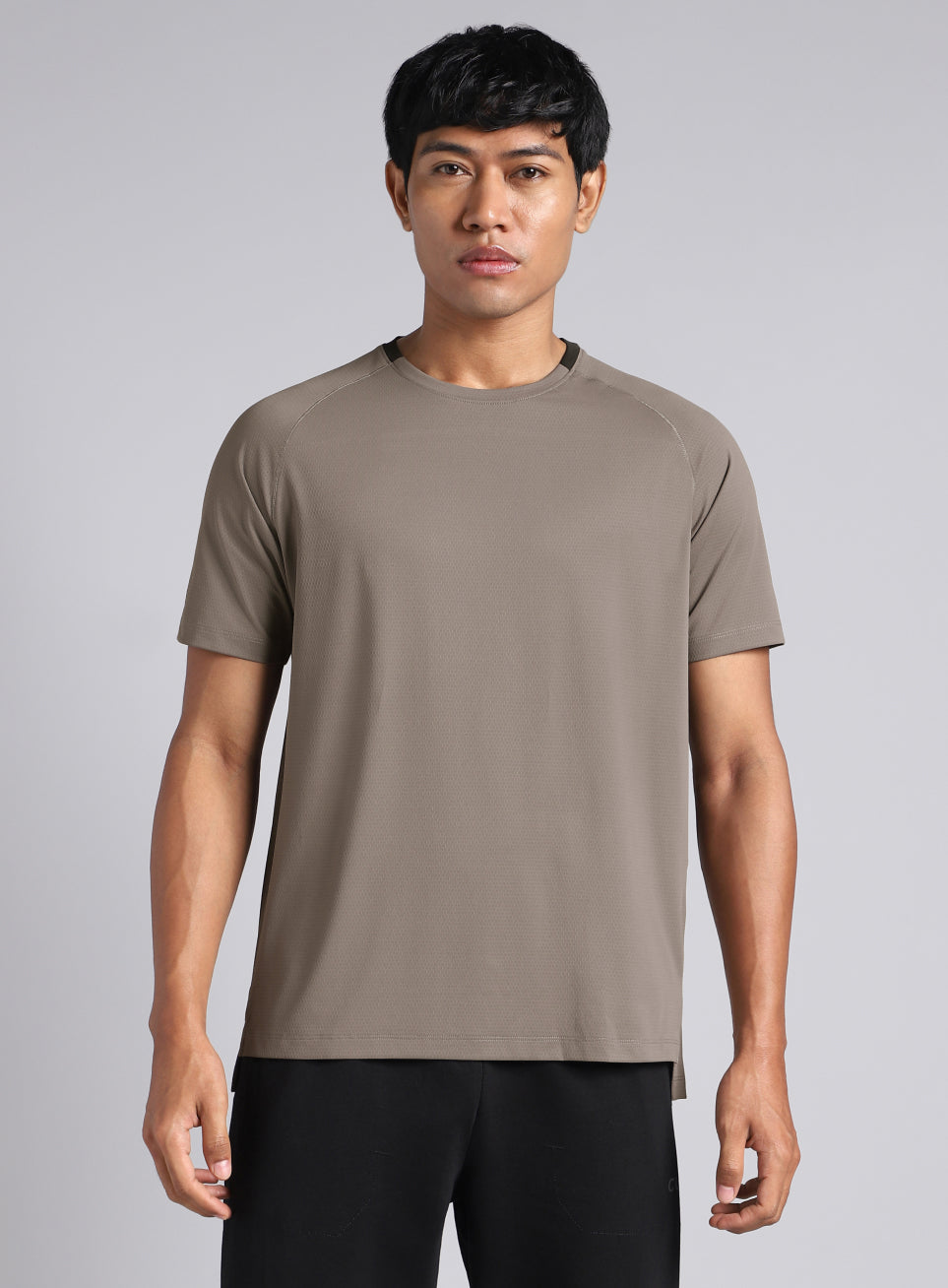 Men's Dark Grey Workout Essential T-shirt