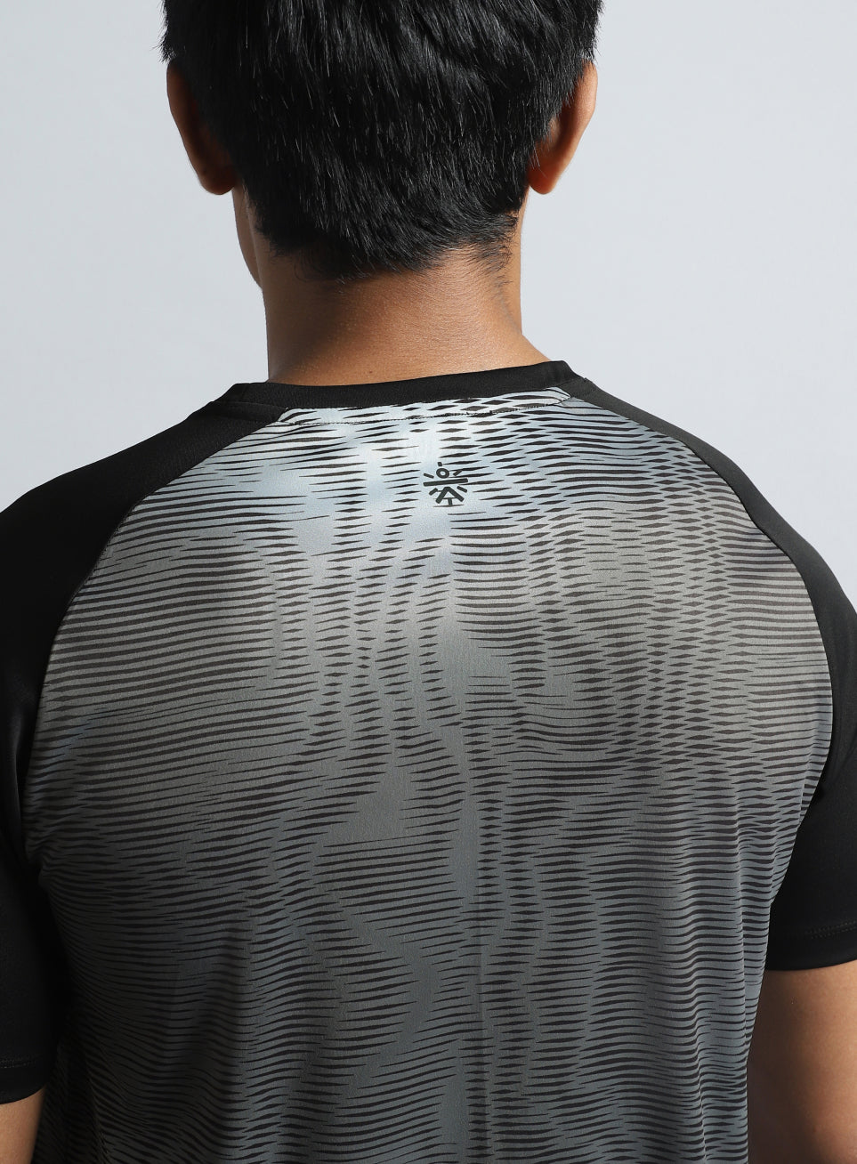 Men's Black Energy Map All Over Print T-shirt