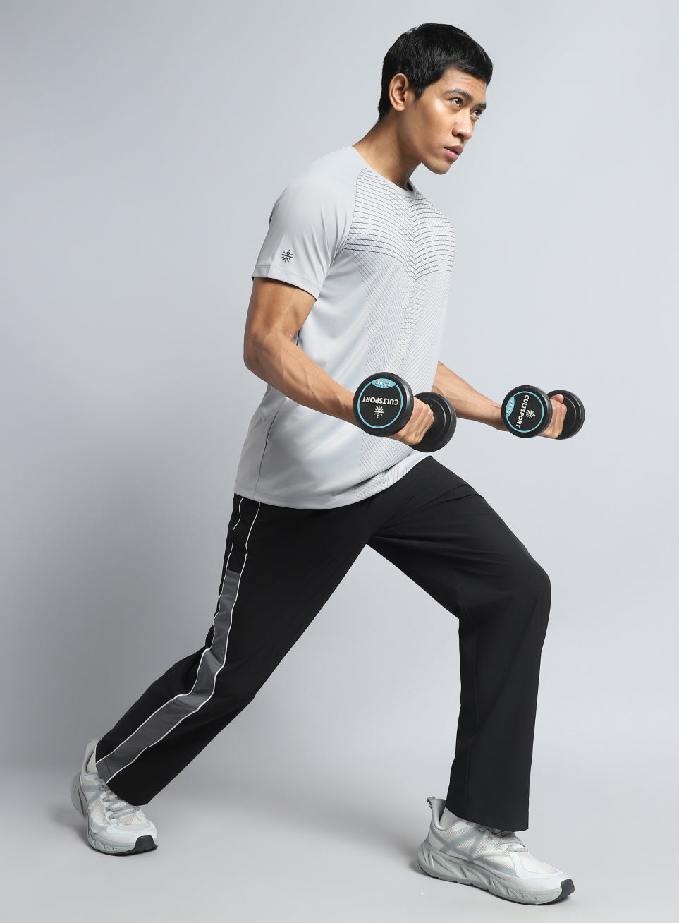 Men's Grey Energy Map Printed T-shirt