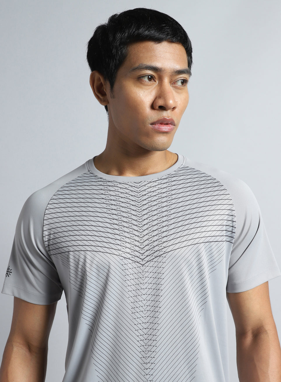 Men's Grey Energy Map Printed T-shirt